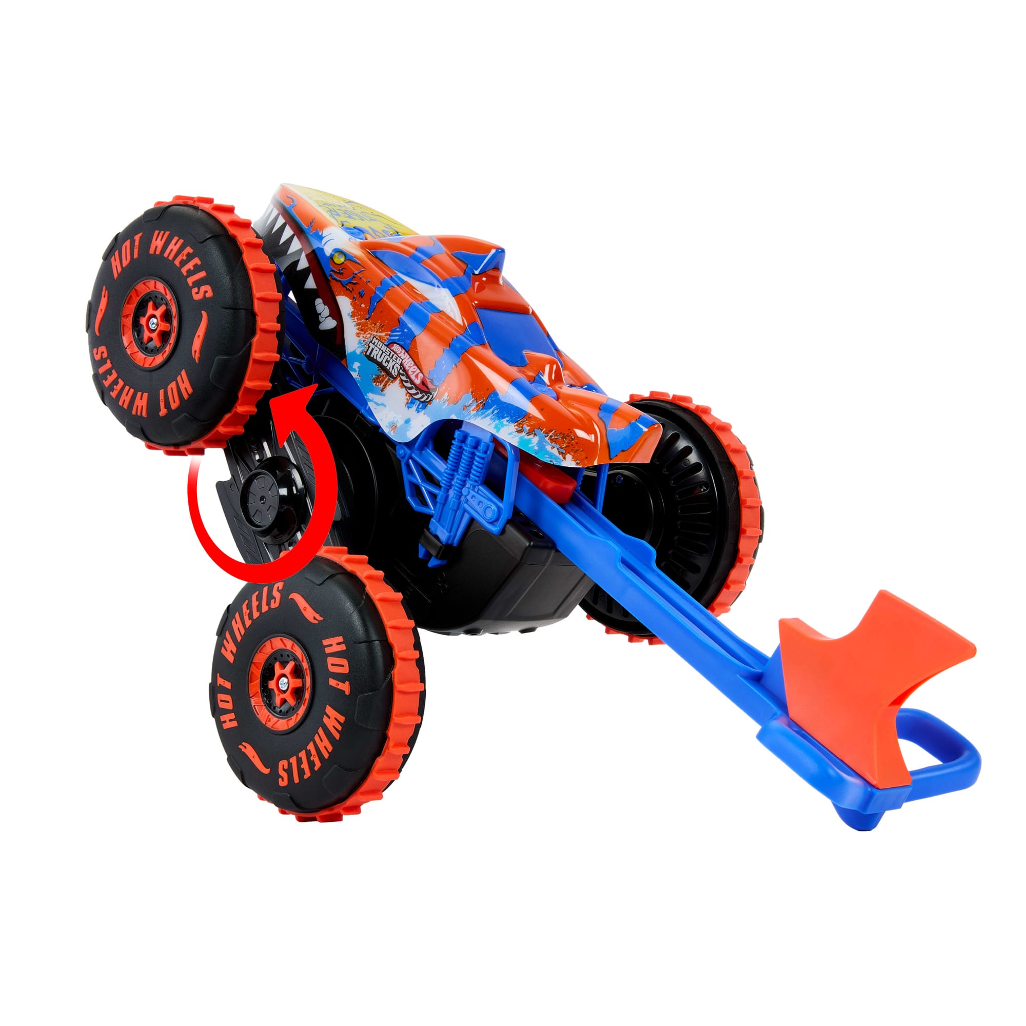 Hot Wheels Monster Trucks Vehículo a Control Remoto Tiger Shark Escalador - Image 4
