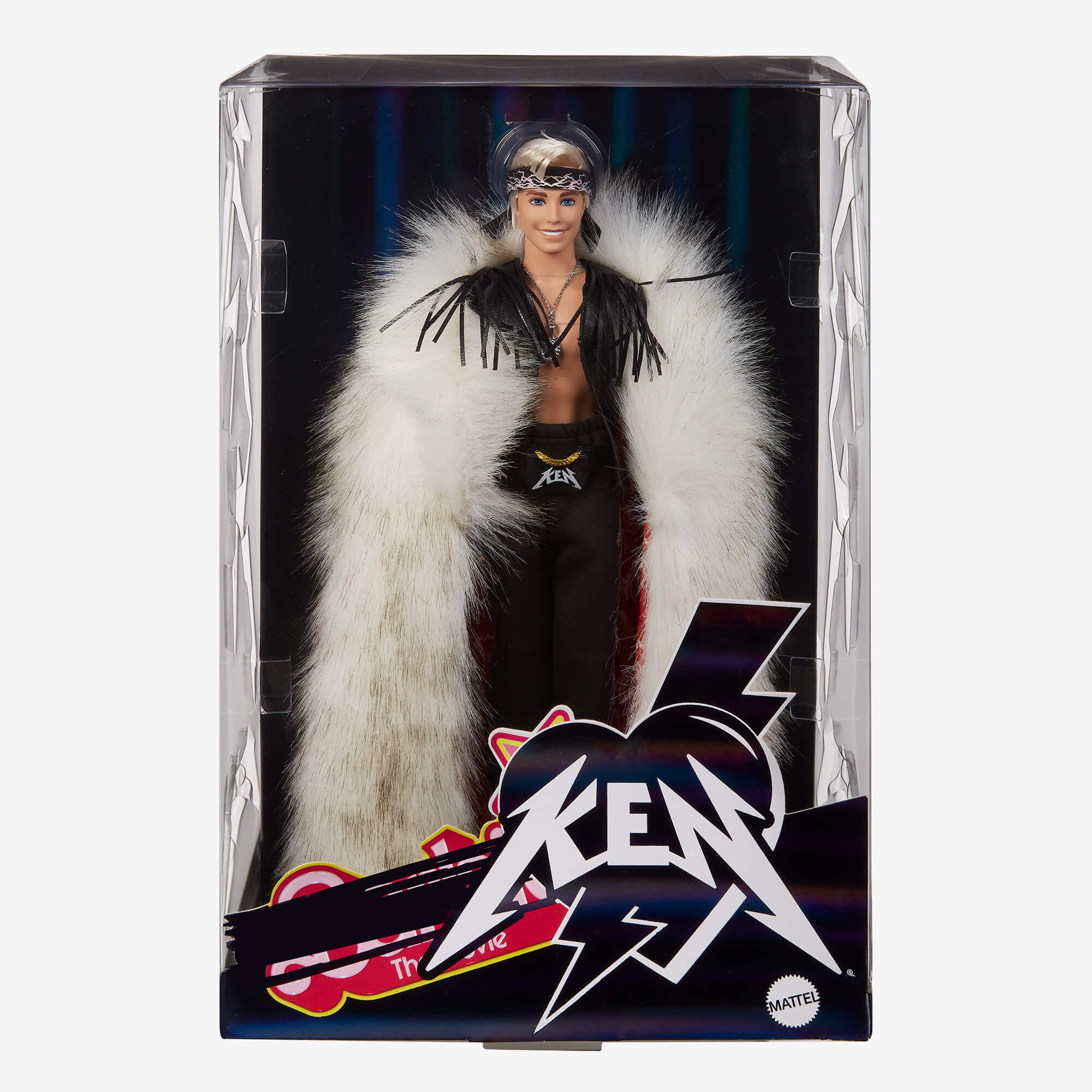 Ken Doll in Faux Fur Coat and Black Fringe Vest – Barbie The Movie - Image 16