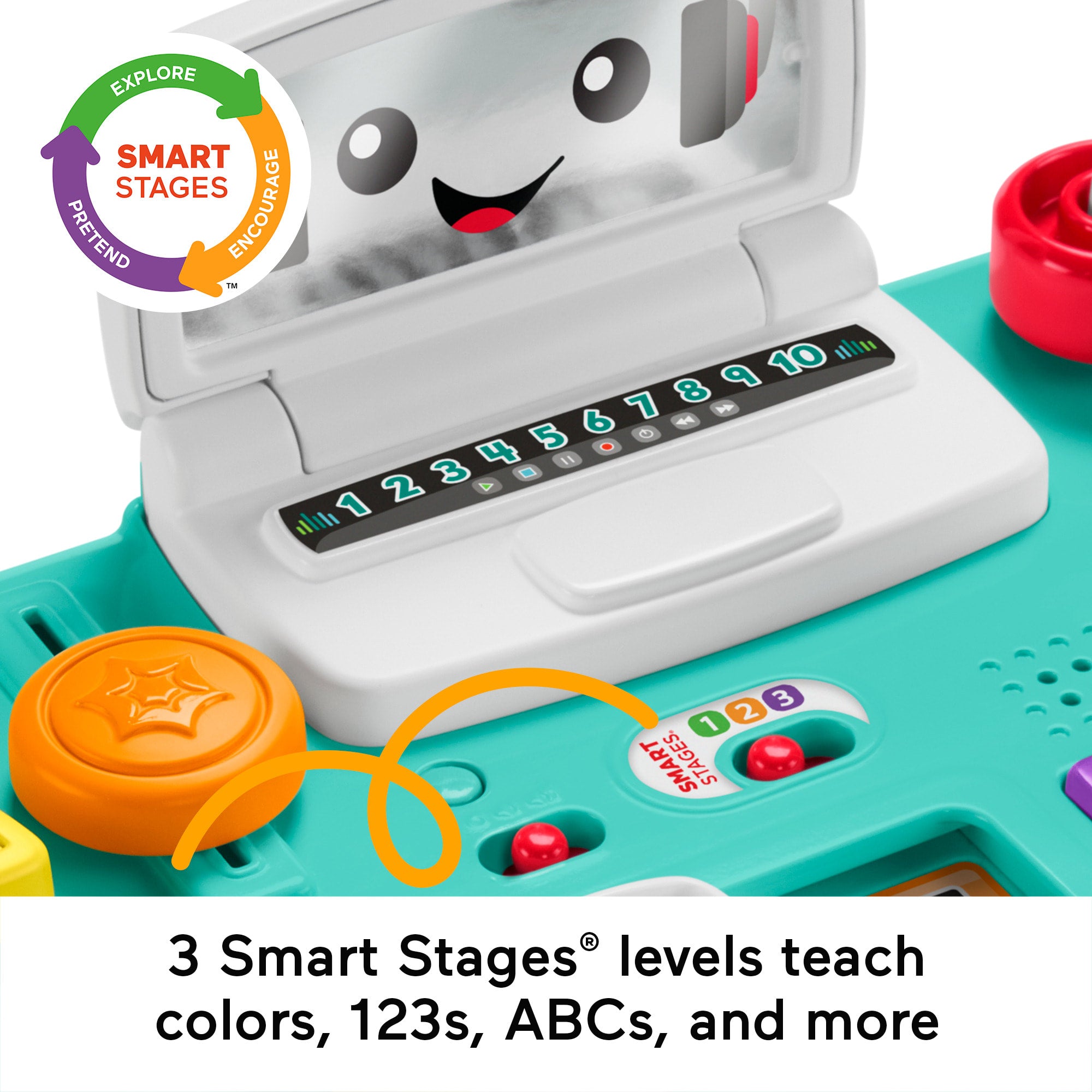 Fisher-Price Laugh & Learn Mix & Learn DJ Table. Musical Learning Toy For Baby & Toddler - Image 4