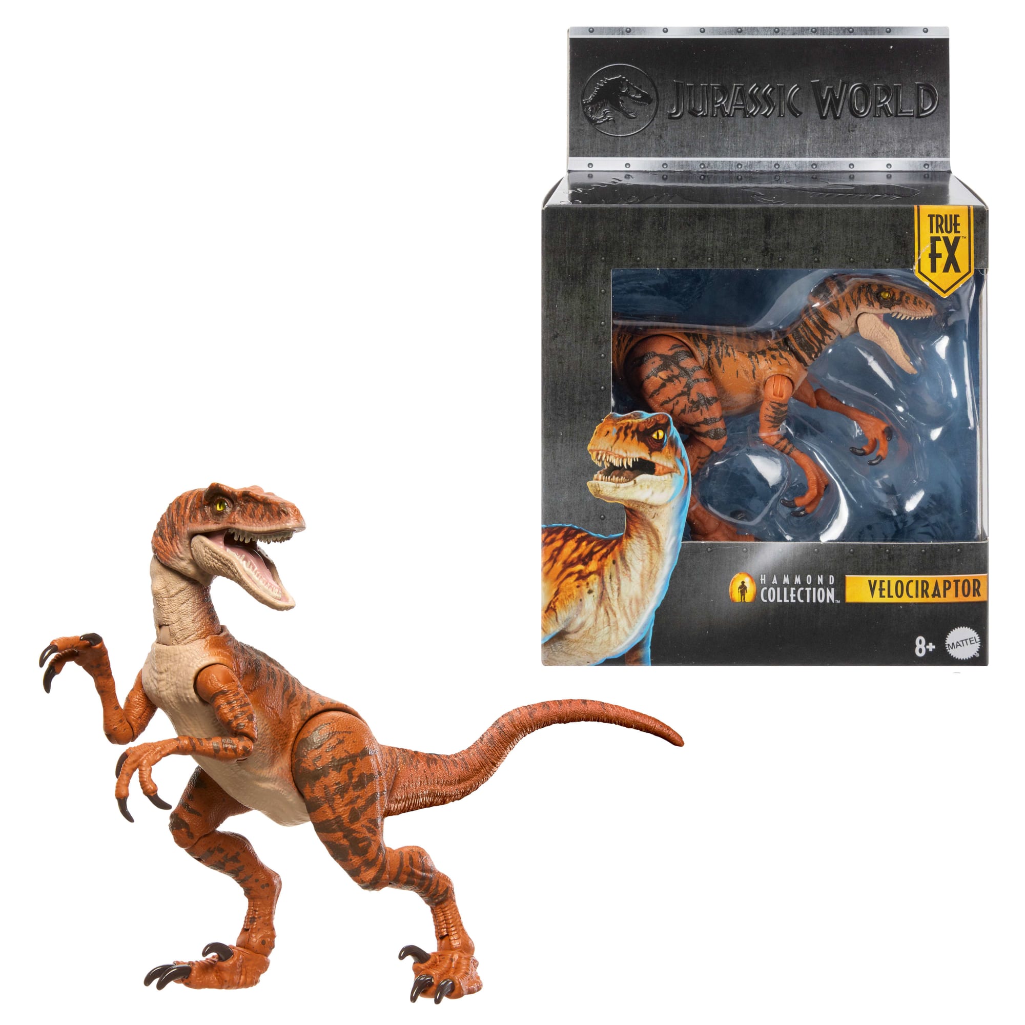 Jurassic World Dinosaurio de Juguete Hammond Collection Paquete con Dinosaurio y Humano - Image 6