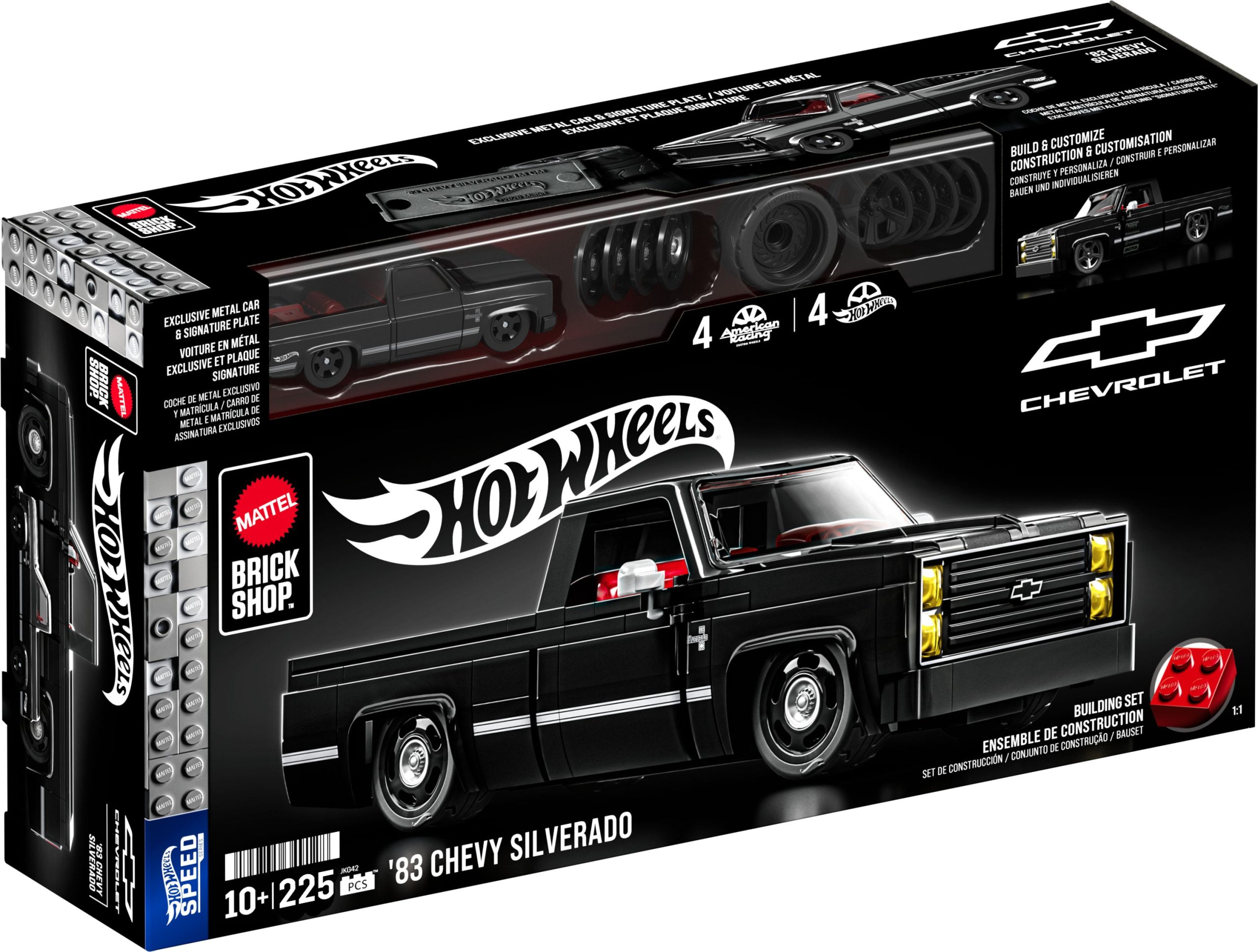 Mattel Brick Shop Hot Wheels '83 Chevy Silverado Building Set - Image 8
