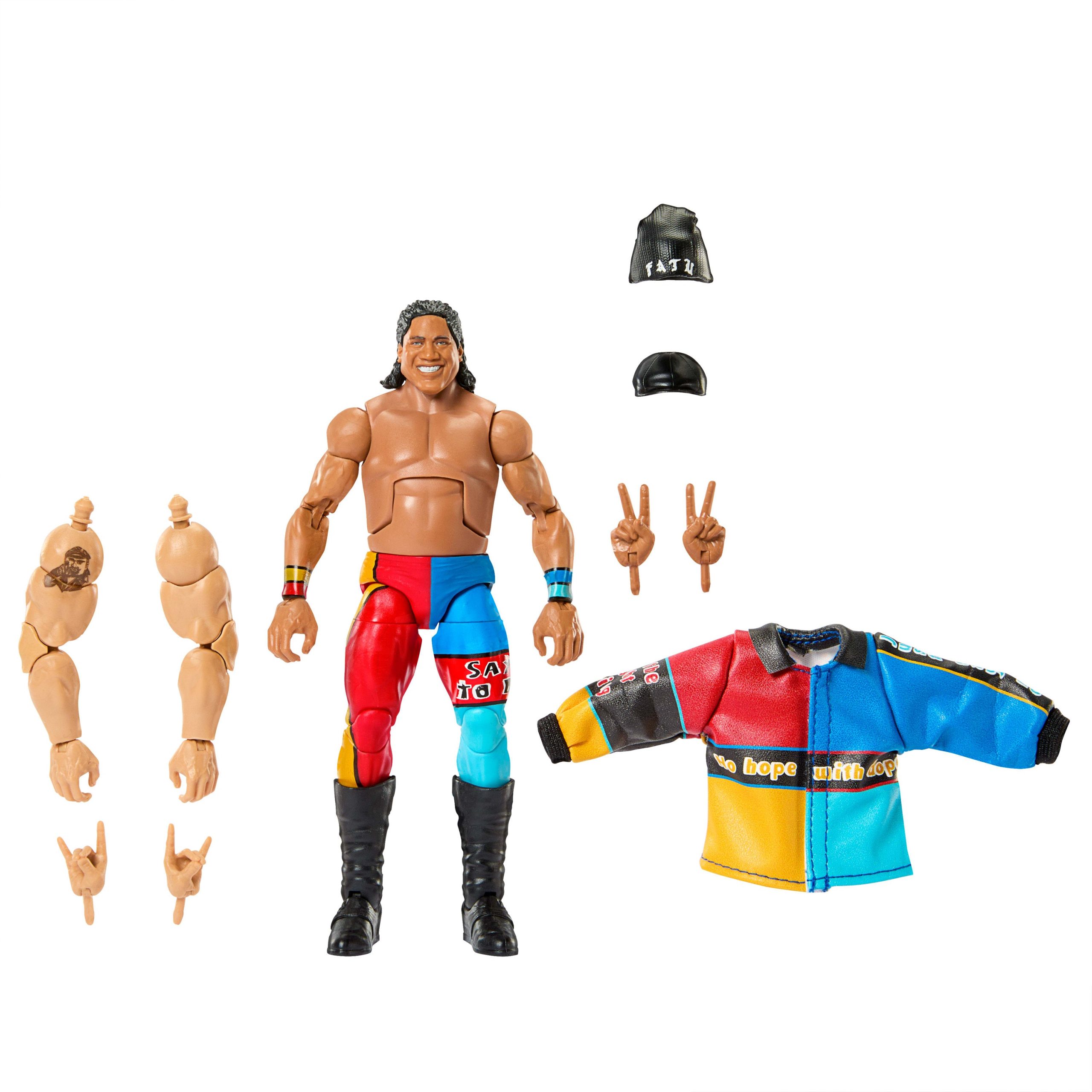 WWE Monday Night War Elite Collection Fatu Action Figure & Accessories 6-Inch Collectible Set