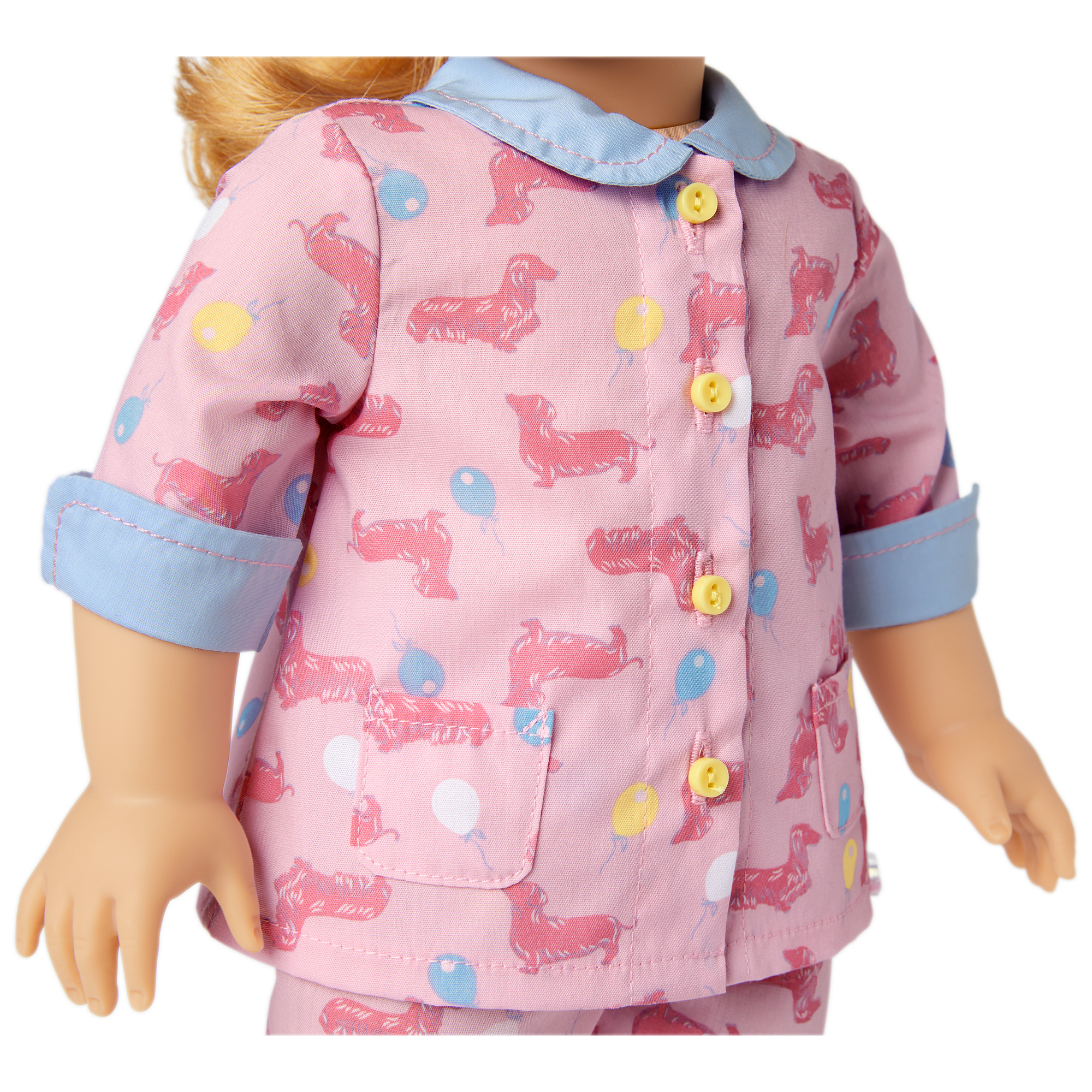 Maryellen's™ Dachshund Pajamas for 18-inch Dolls (Historical Characters) - Image 5