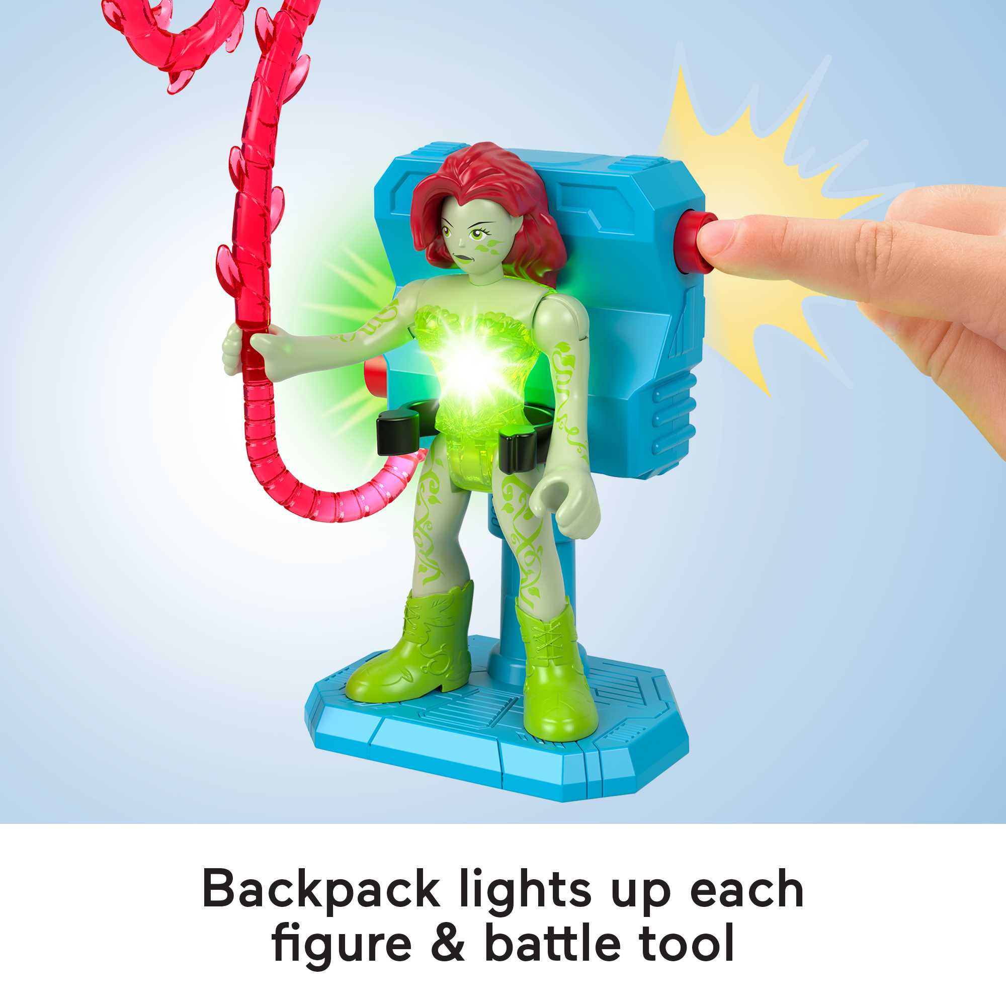 Imaginext DC Super Friends Batman Battle Multipack. 9-Piece Figure Set With Lights For Preschool Kids - Image 4