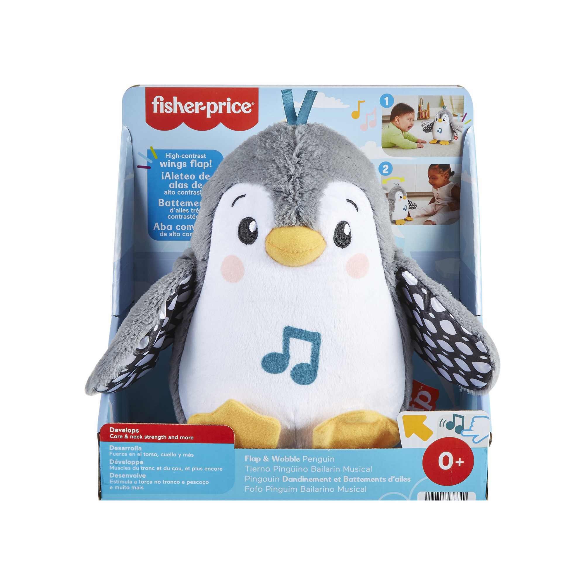 Fisher-Price-Peluche Musicale Manchot Culbuto Dès La Naissance - Image 6