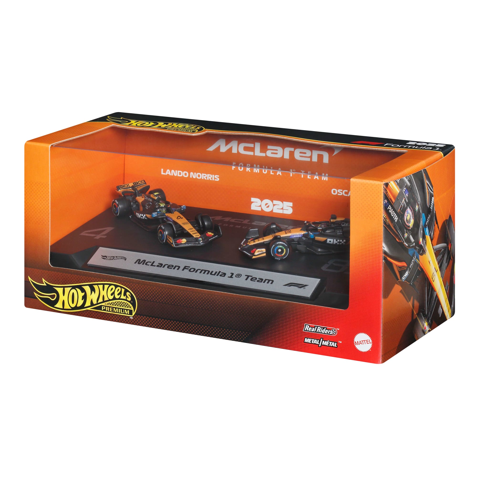 Hot Wheels Premium McLaren 2025 Formula 1® Team #81 & Team #4 - Image 12