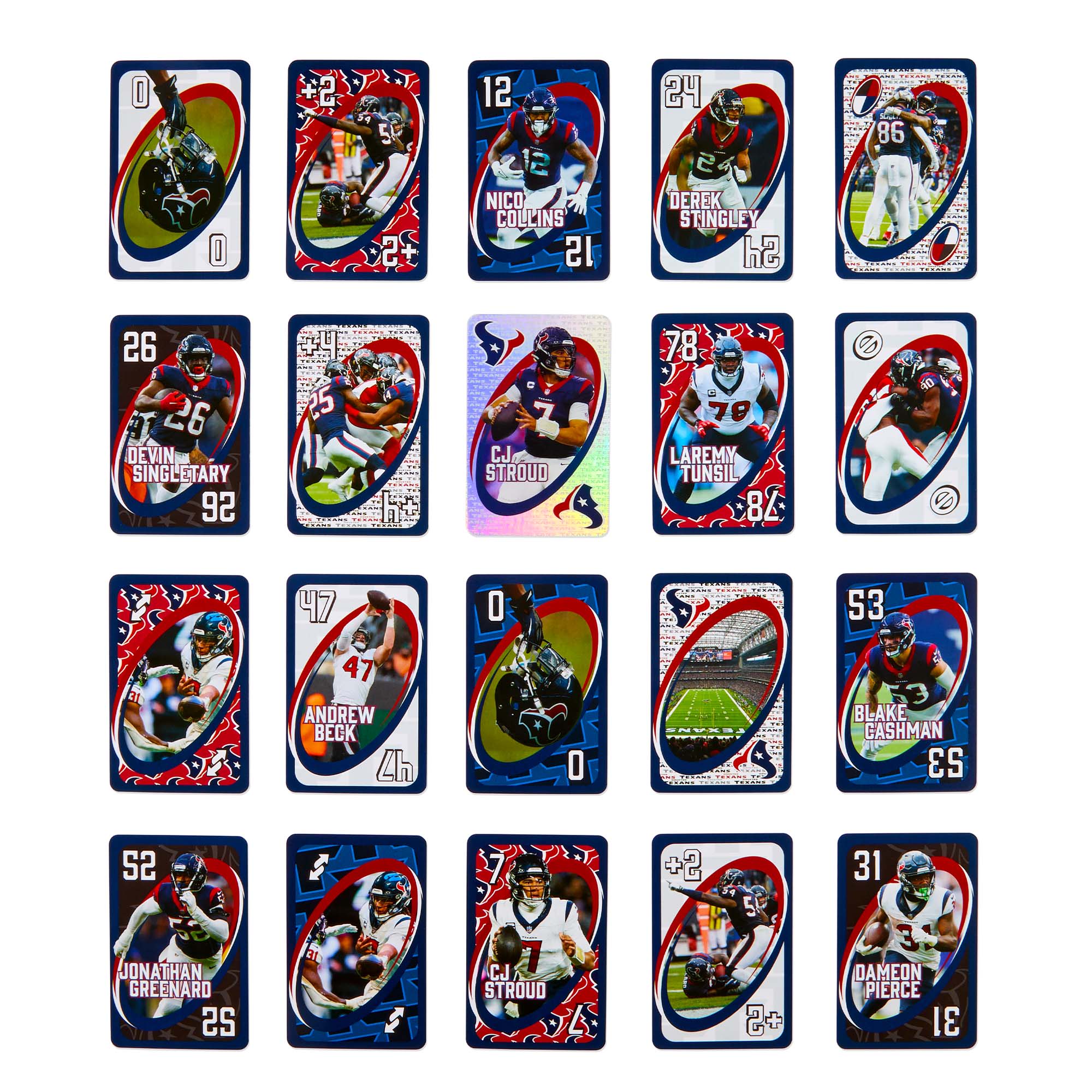 UNO Fandom NFL Houston Texans Game Deck - Image 6