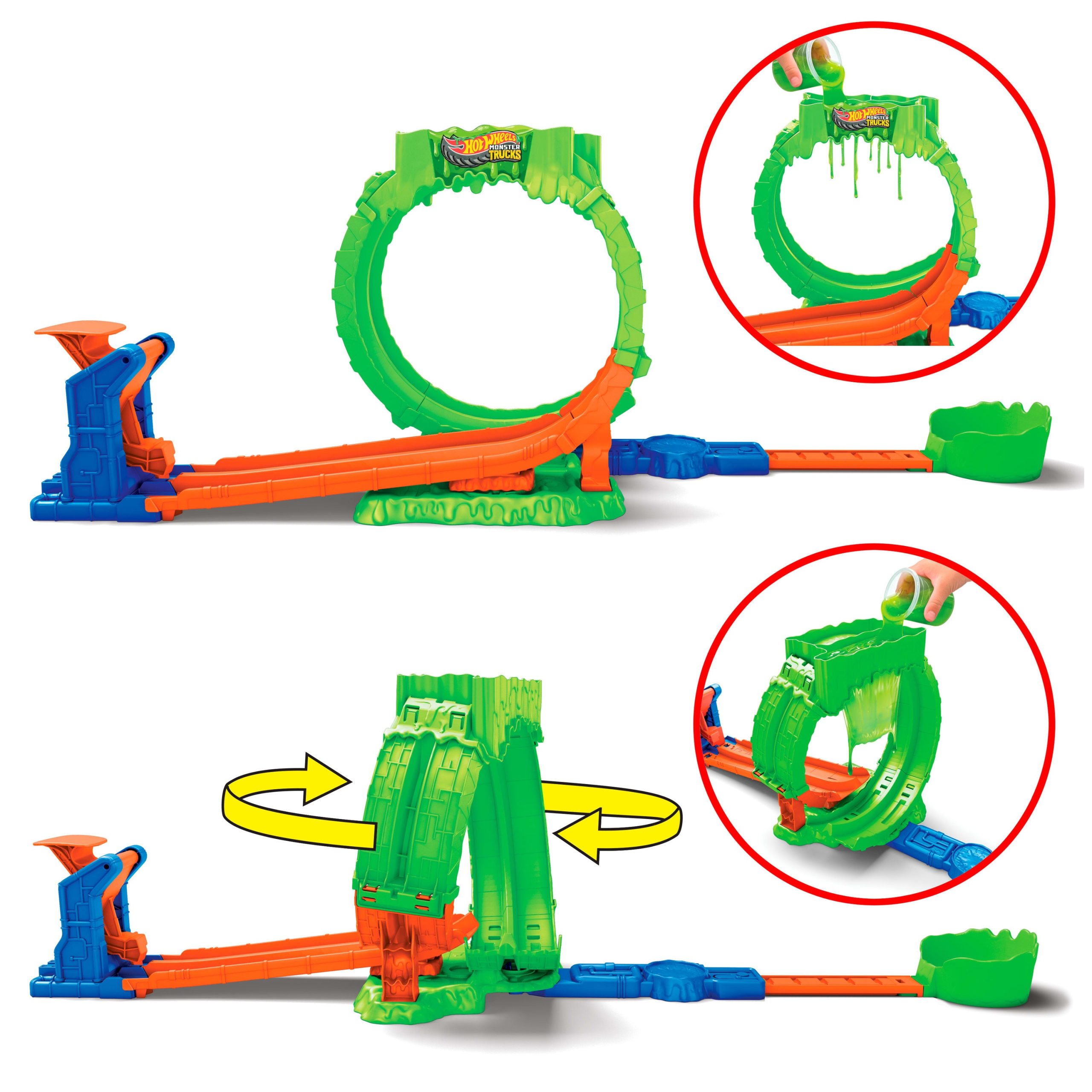 Hot Wheels Coffret Monster Trucks Défi Looping - Image 3