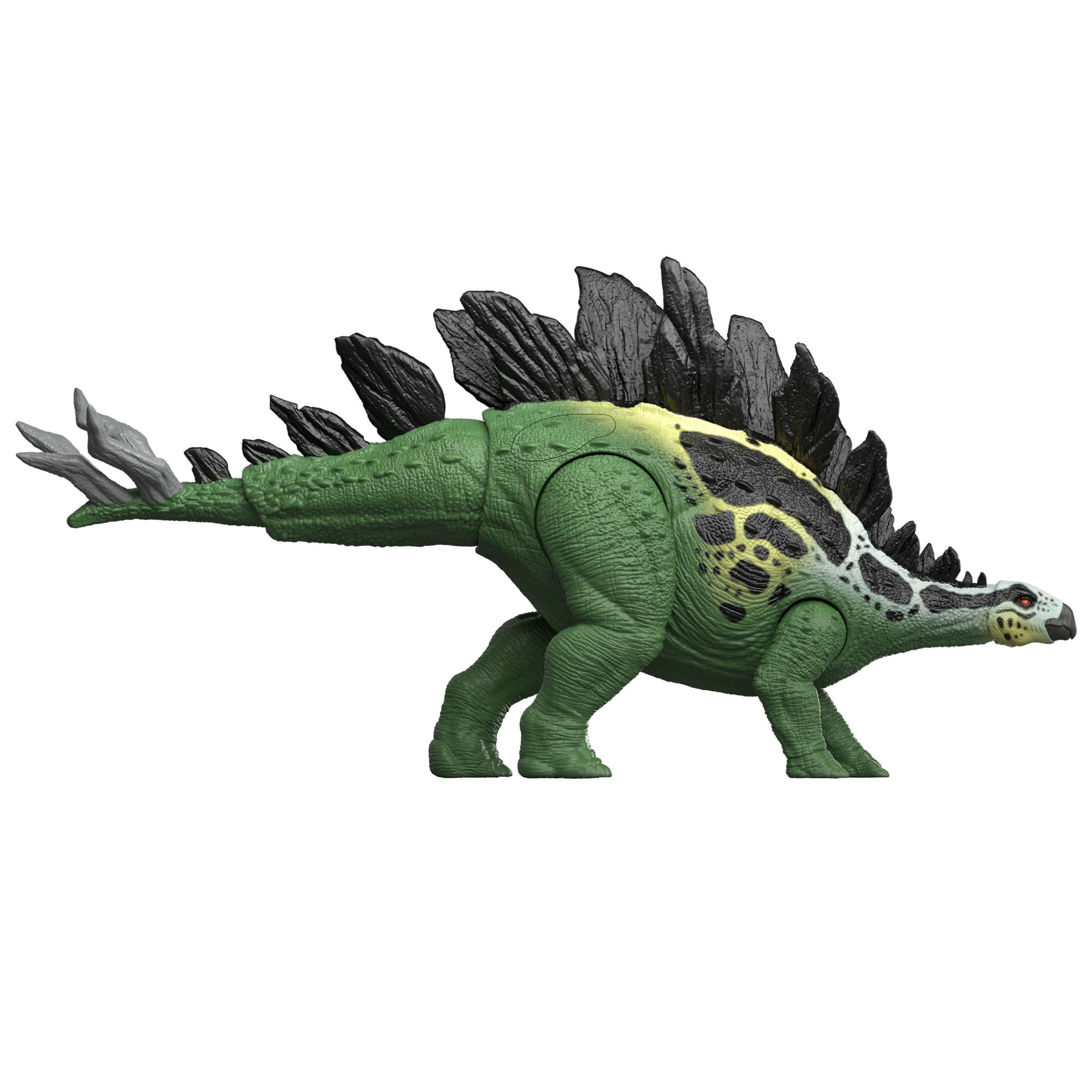 Jurassic World Gigantic Thrashers Stegosaurus Dinosaur Action Figure Toy. 2 Attacks & EVolve Feature - Image 5