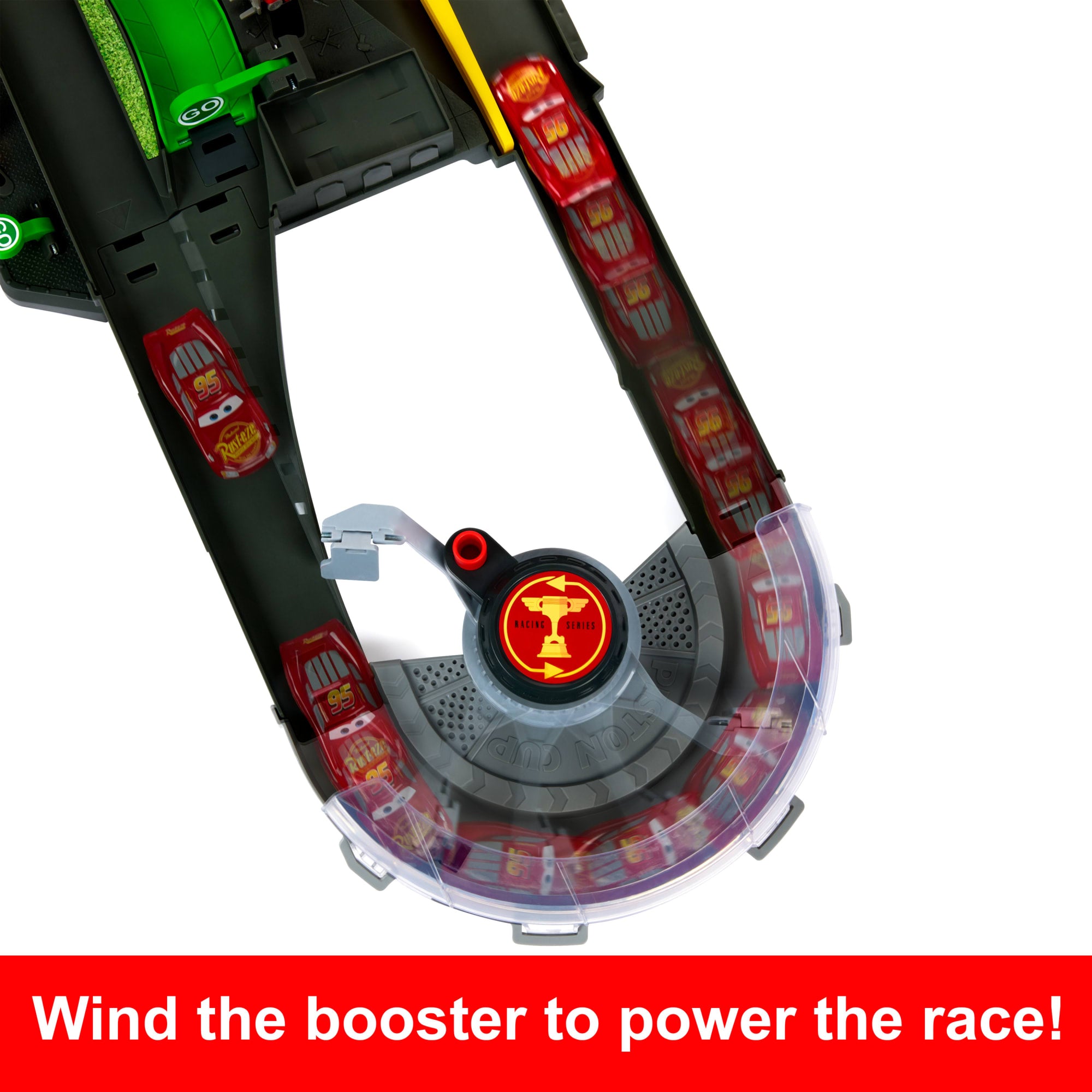 Disney And Pixar Cars Piston Cup Action Speedway Playset. 1:55 Scale Track Set With Toy Car - Image 3