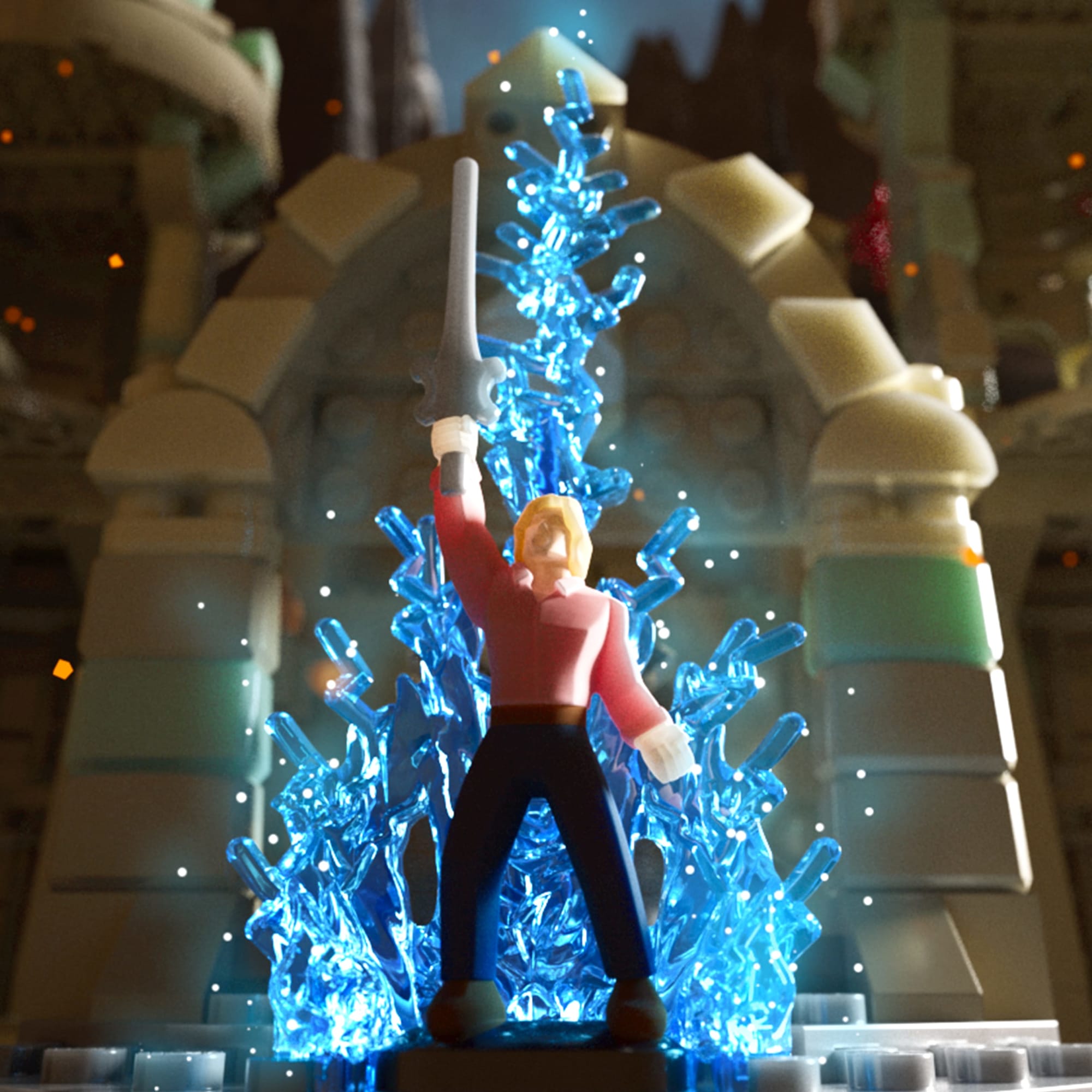 Coffret de Construction La Bataille du Château de Grayskull Mattel Brick Shop - Image 6