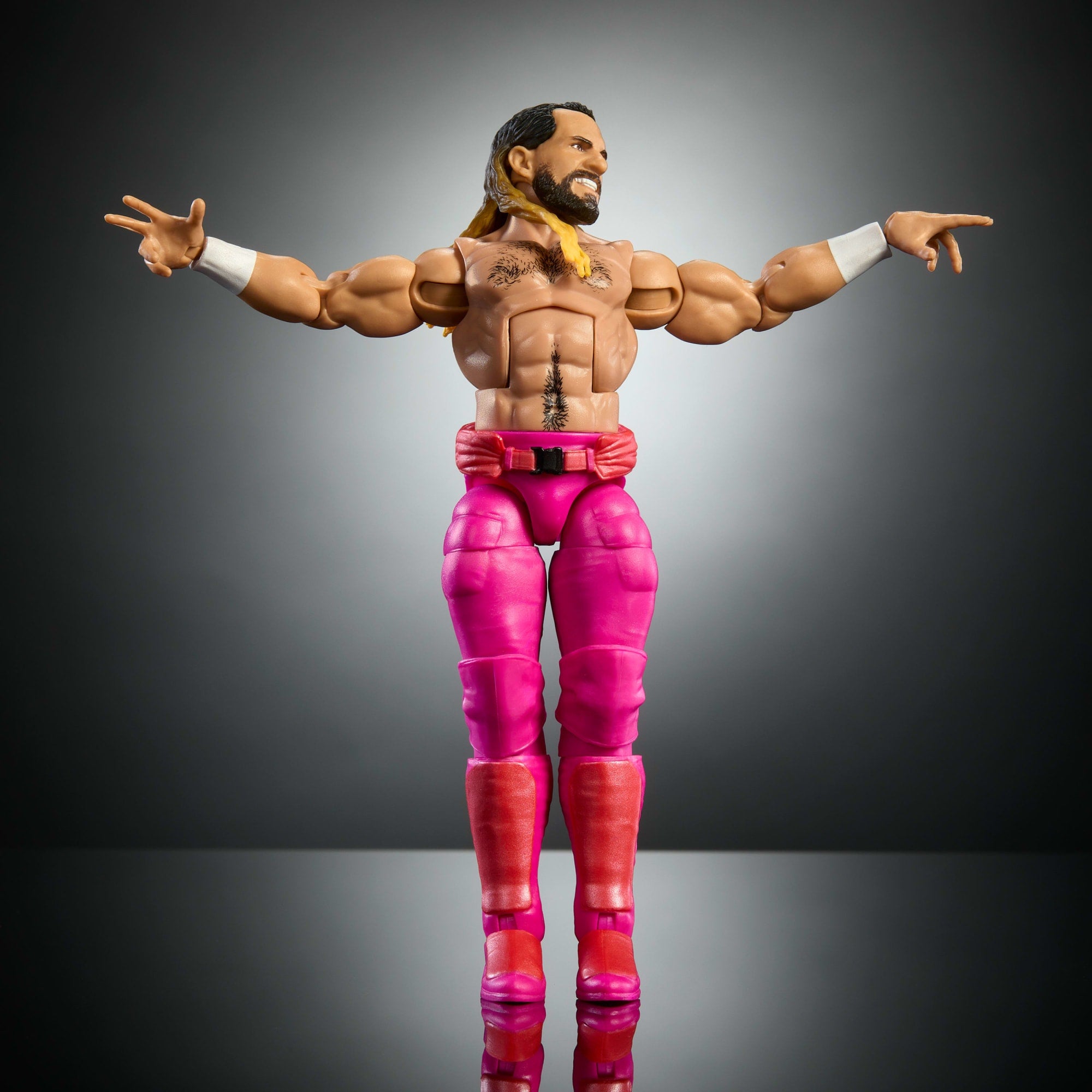 Wwe-Élite Wrestlemania-Seth Rollins-Figurine Premium Live Event - Image 5