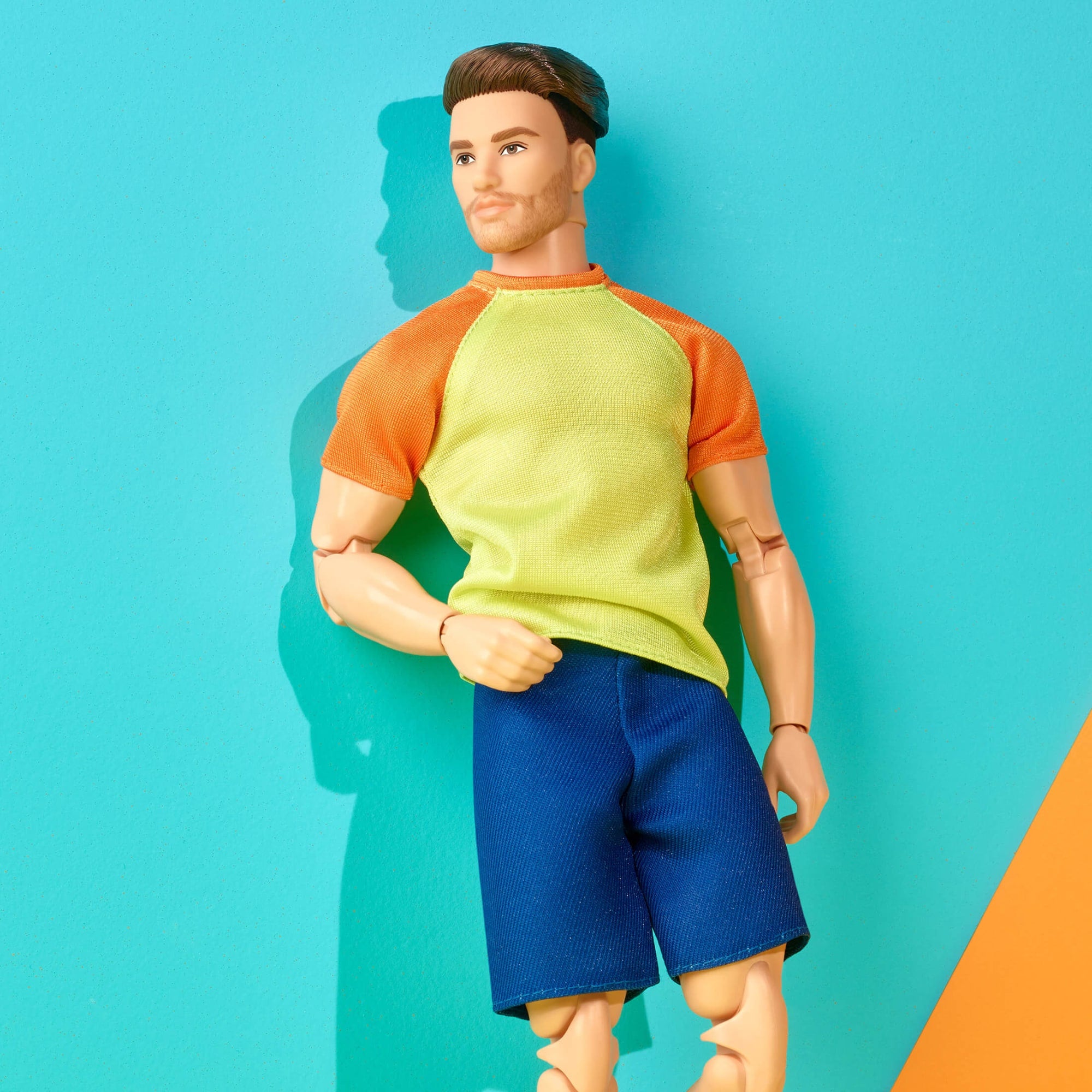 Barbie Looks Ken Doll (Buff Body. Curly Brunette Hair) - Image 10