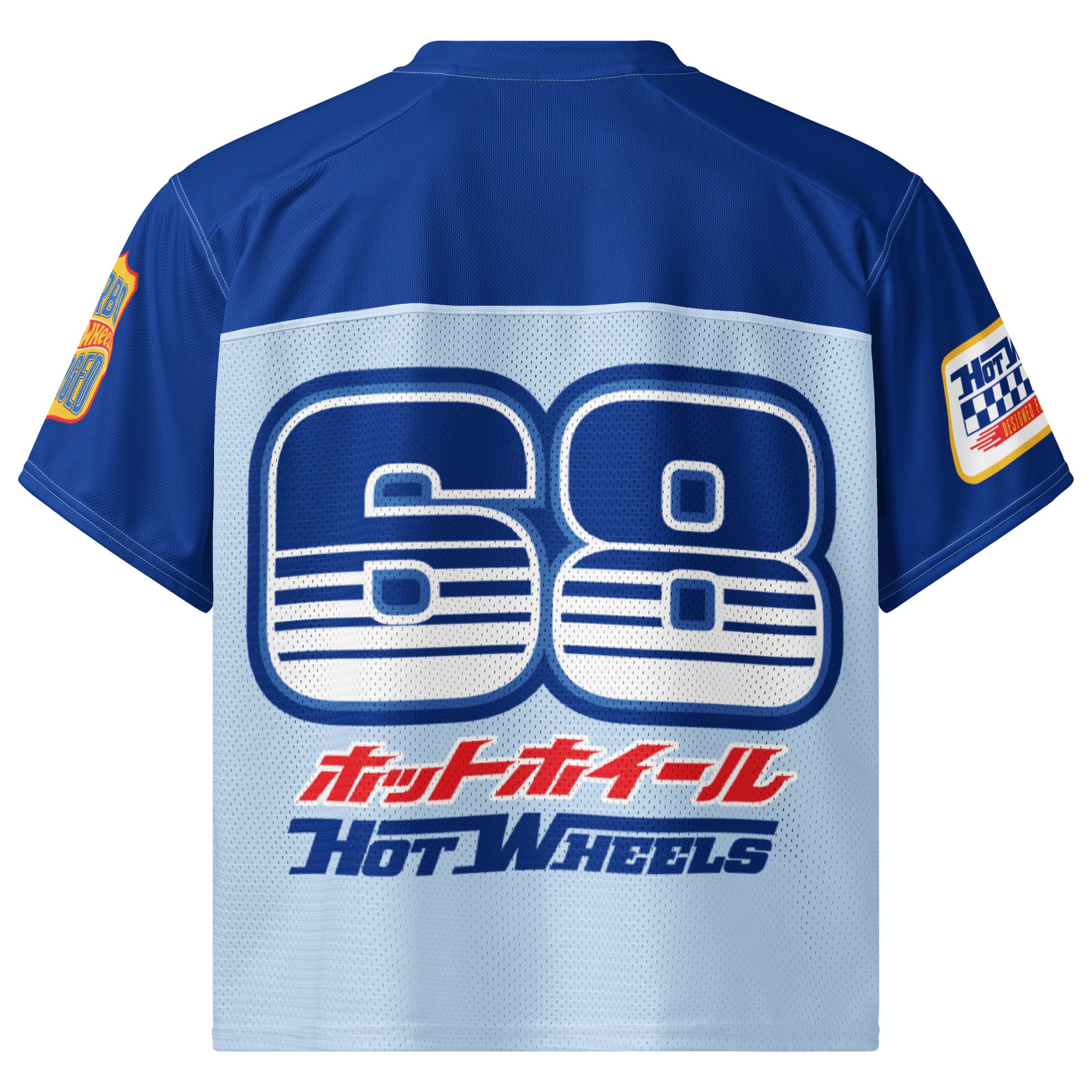 Hot Wheels in Katakana Blue Boxy Jersey - Image 5