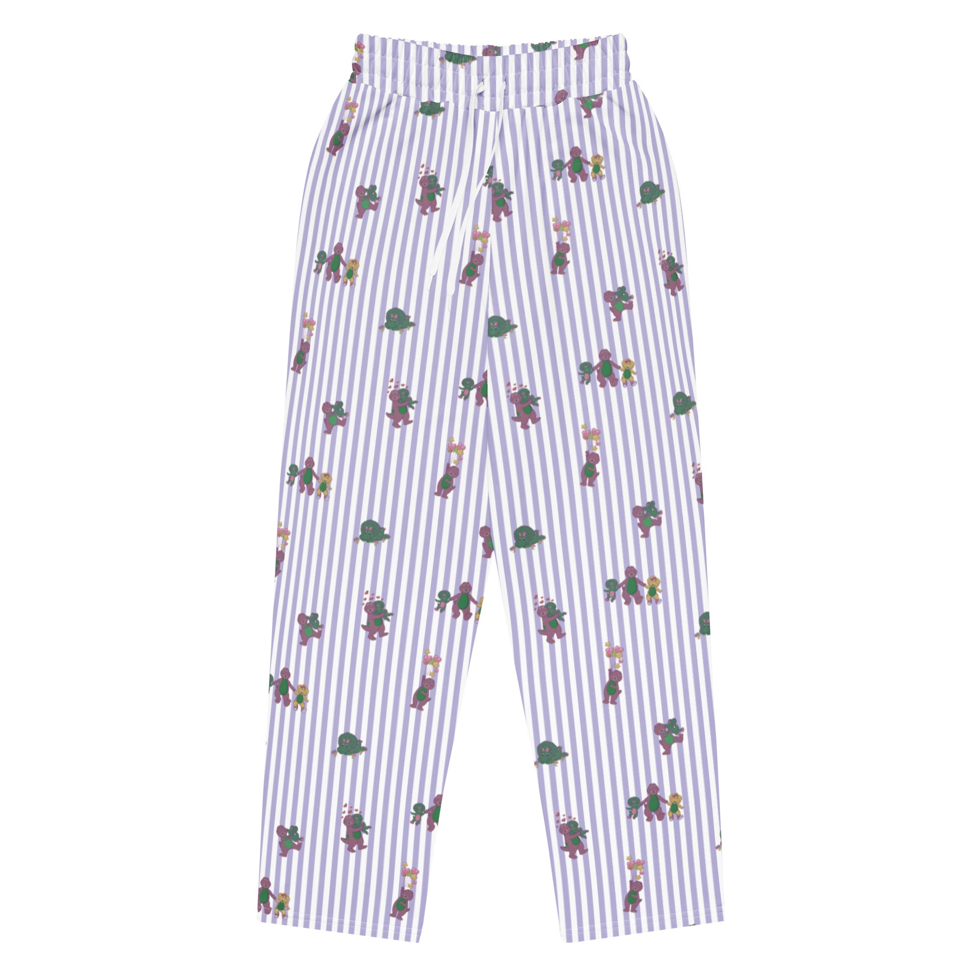 Barney Dinosaurs Wide Leg Striped Pants - Image 2