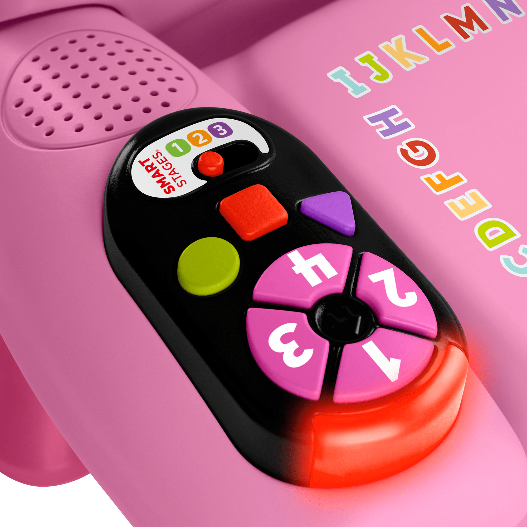Fisher-Price Laugh & Learn Smart Stages Chair Electronic Learning Toy For Toddlers. Pink - Image 6