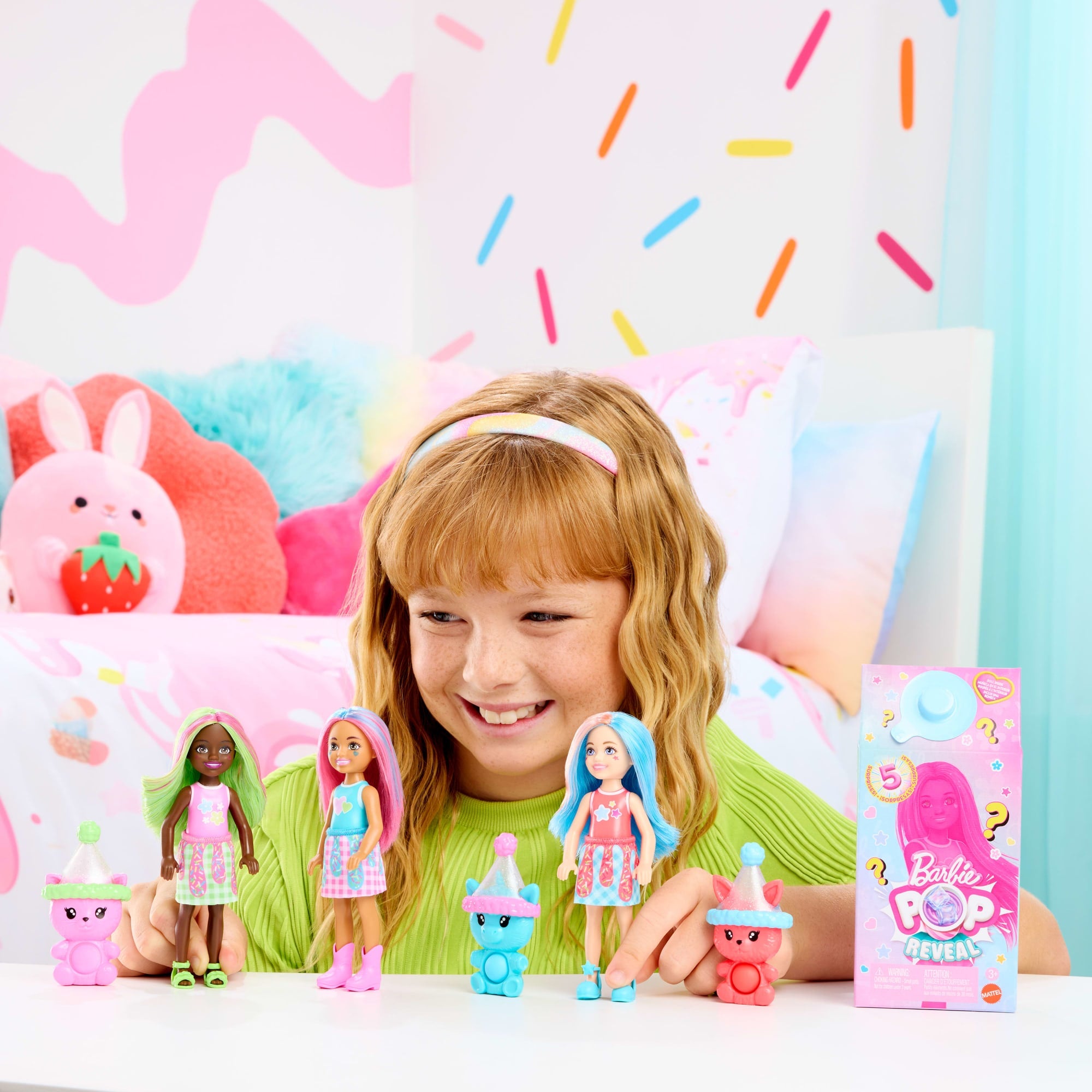Barbie Pop Reveal Chelsea Série Frappés Poupée. 5Surprises - Image 2