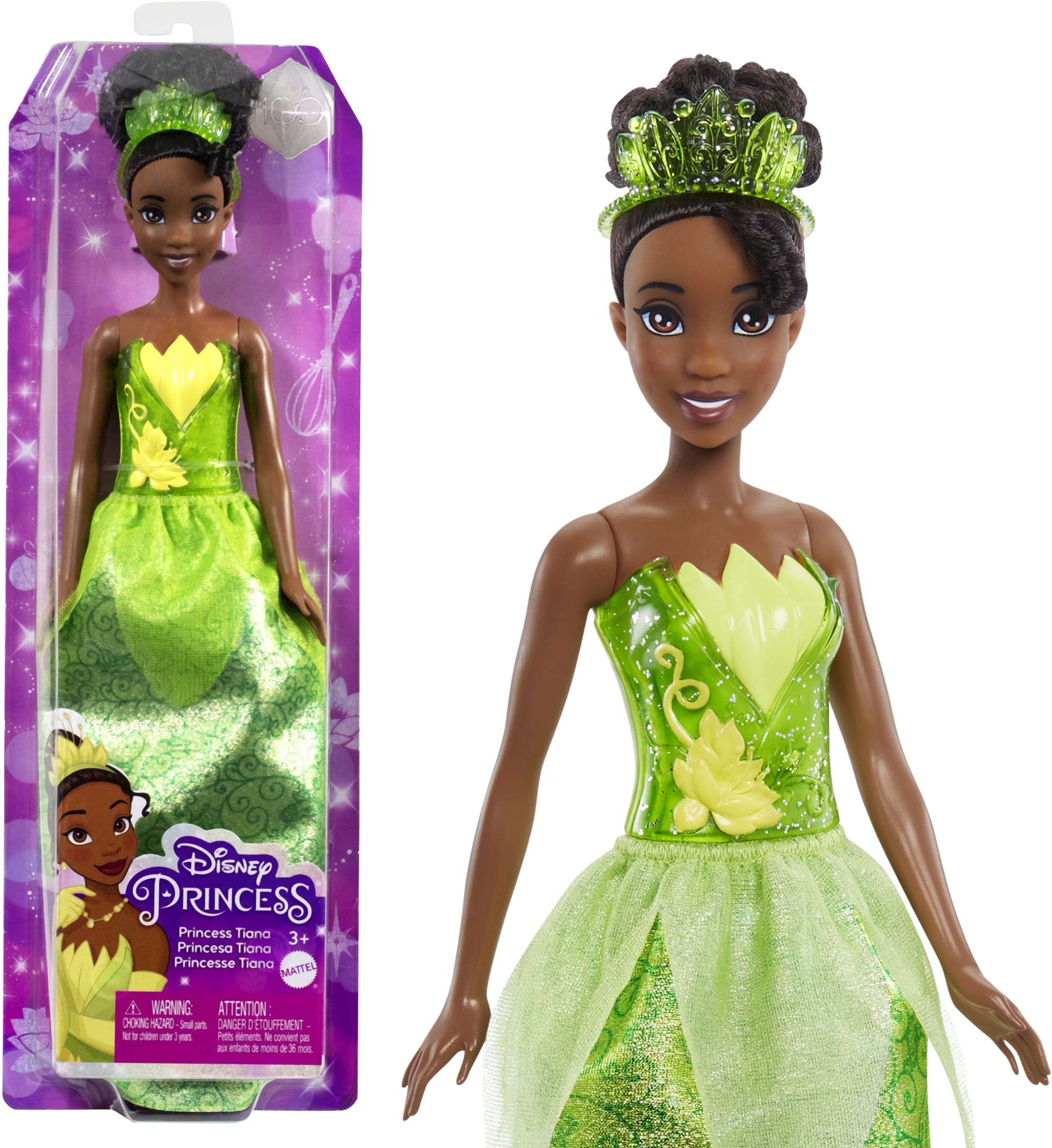 Disney Princess Tiana Doll With Sparkling Fashion & Accessories. Inspired By The Princess & The Frog