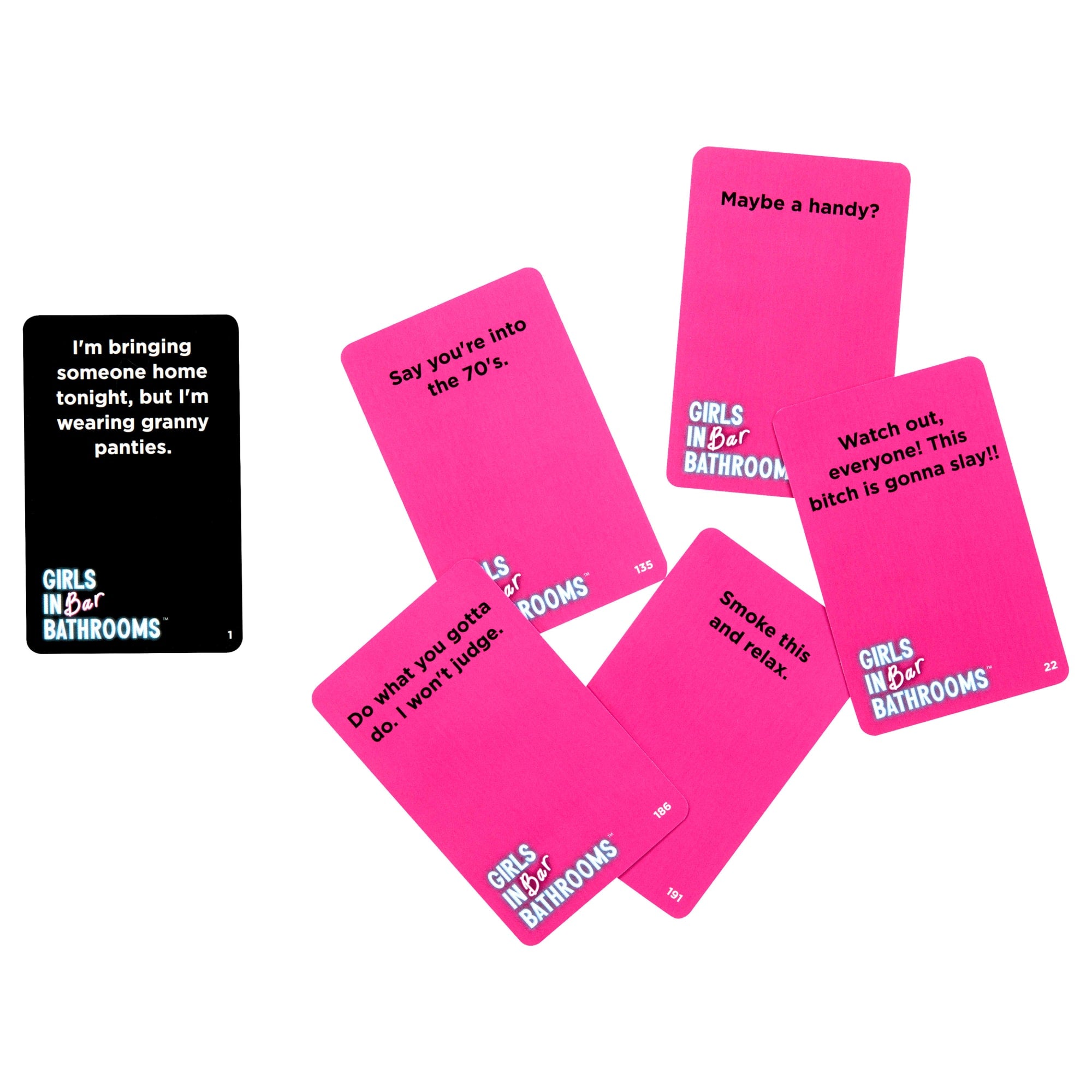 Girls in Bar Bathrooms Adult Party Game - Image 2