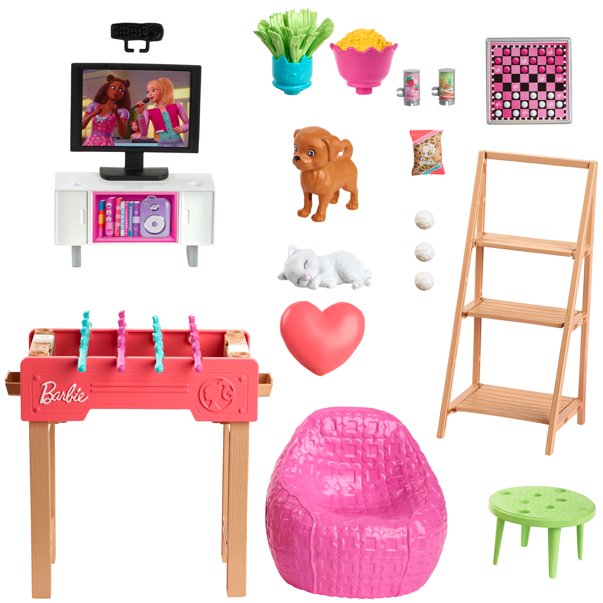 Barbie® Barbie World™ Coffret de Jeu Avec Accessoires Soirée de Jeux - Image 4