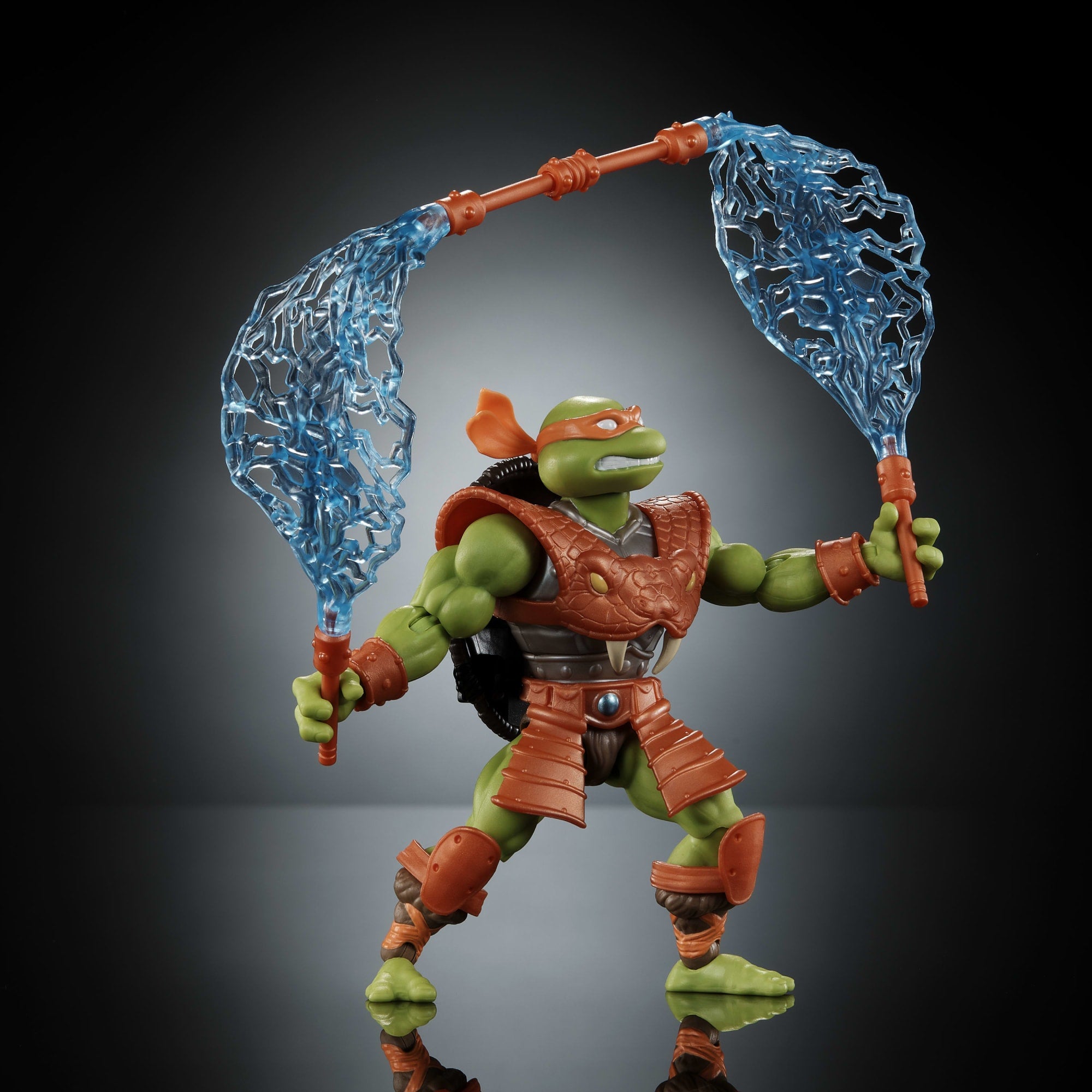 Masters of the Universe Turtles of Grayskull Figura de Acción Michelangelo de 5.5 pulgadas - Image 4