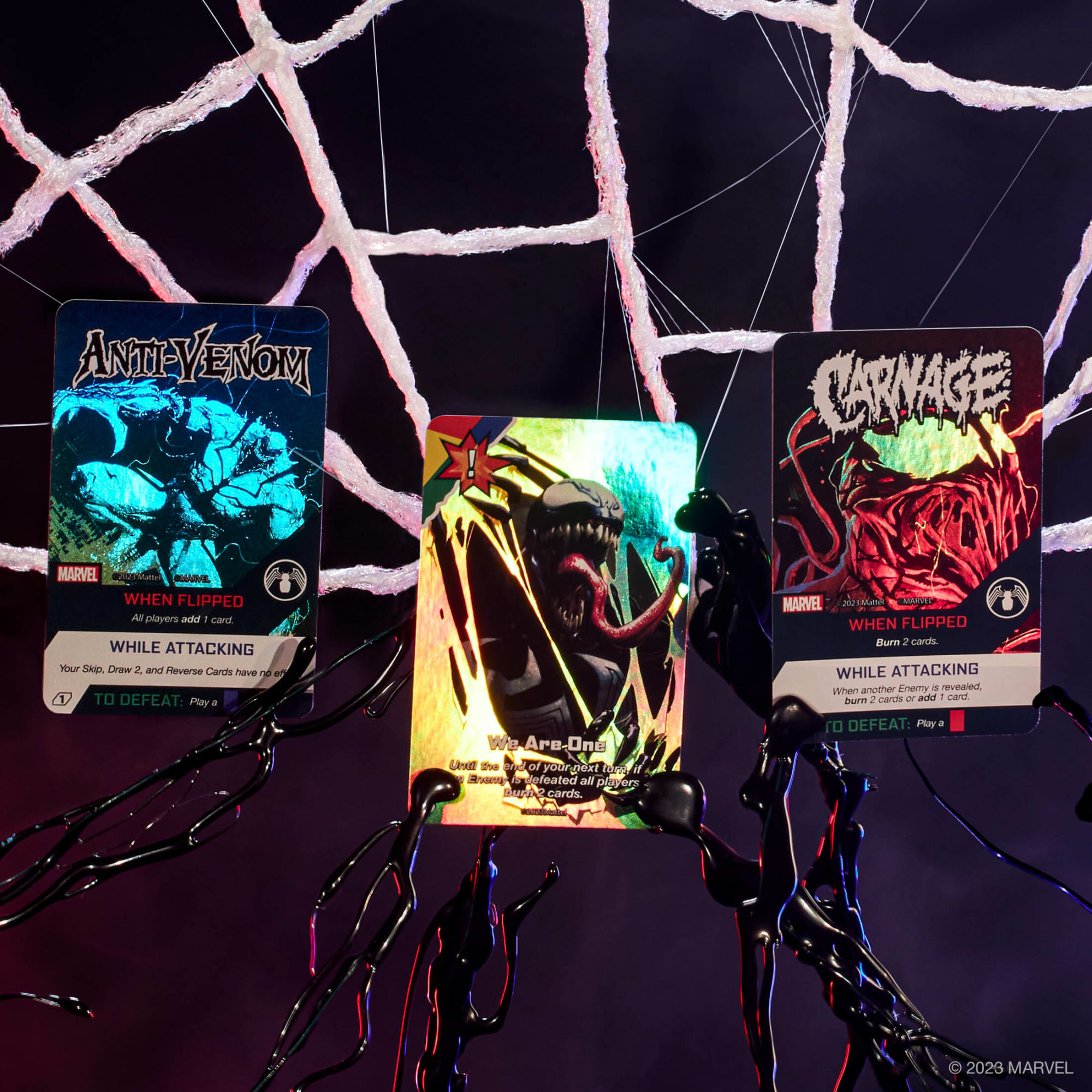 UNO Ultimate Marvel Spider-Man 2099 vs. Venom Add-On 2-Pack - Image 6