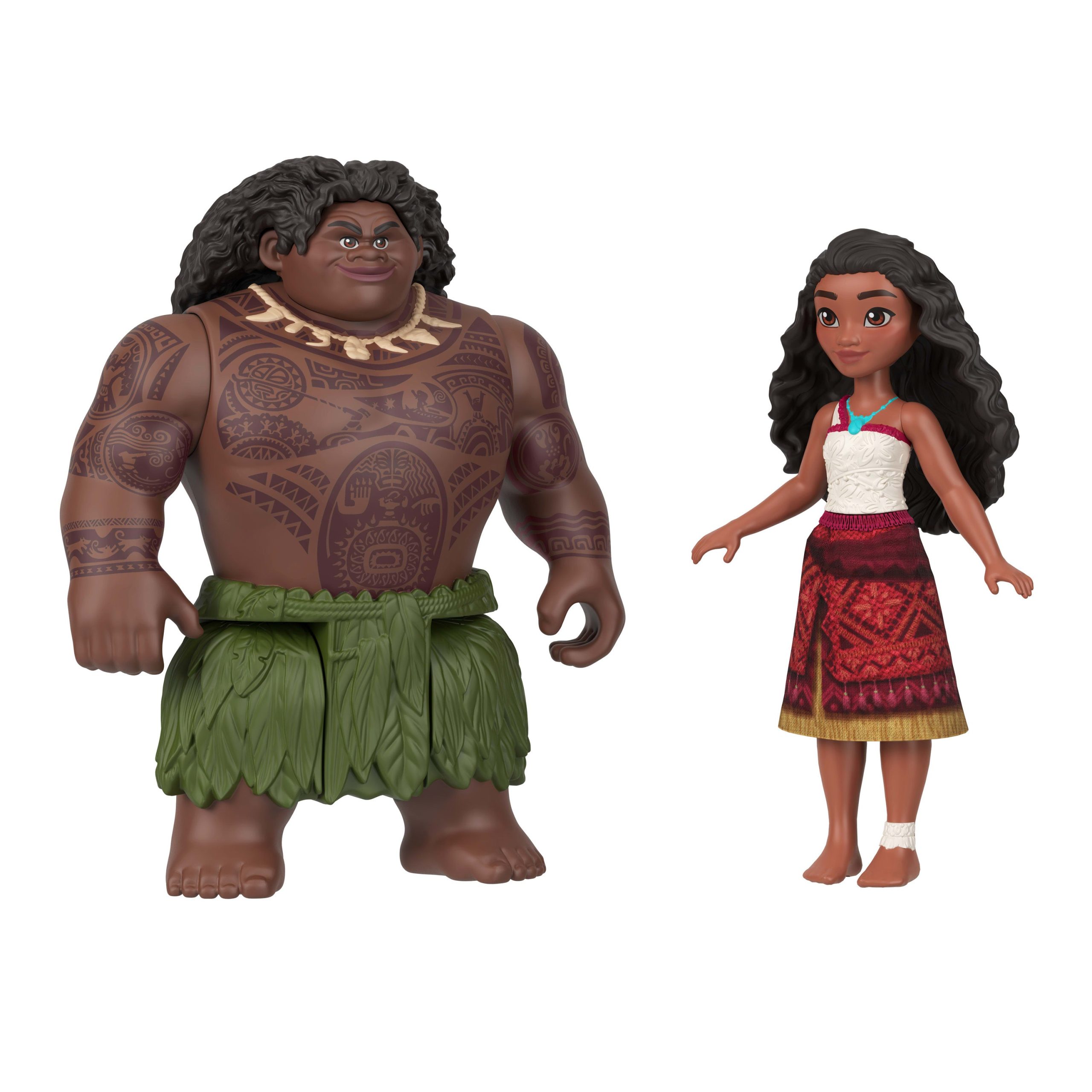 Disney Moana 2 Moana & Maui Ocean Adventures 2-Pack Small Dolls & Accessory Set - Image 6