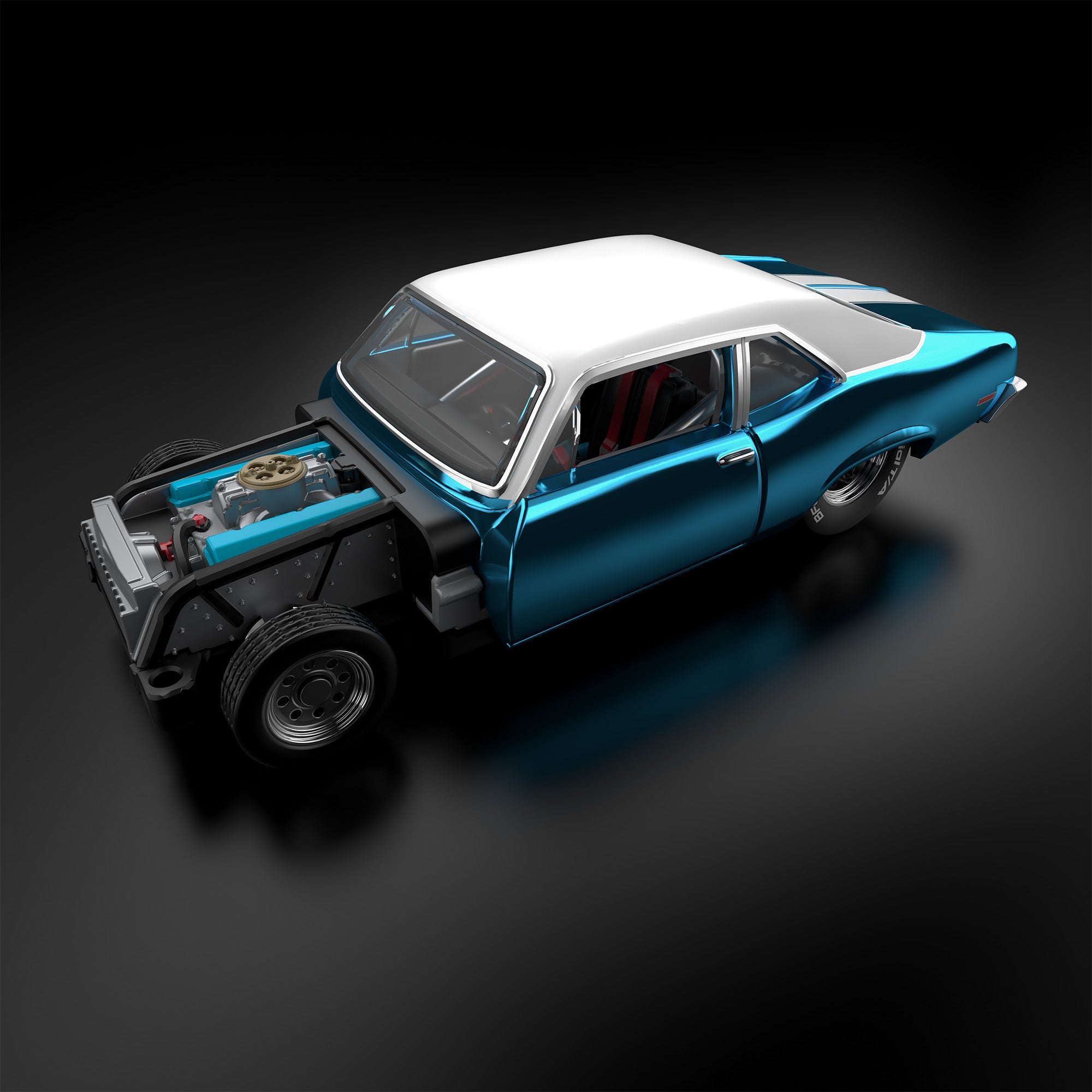 Hot Wheels RLC Exclusive sELECTIONs 1972 Chevy Nova SS - Image 3