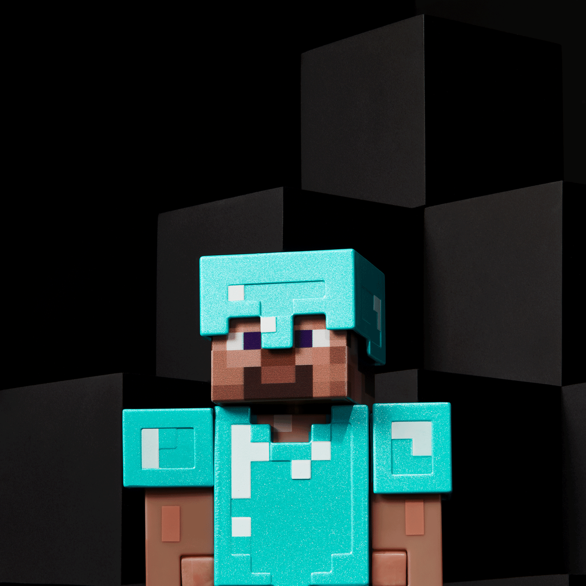 Minecraft Diamond Level Steve Collector Action Figure - Image 8
