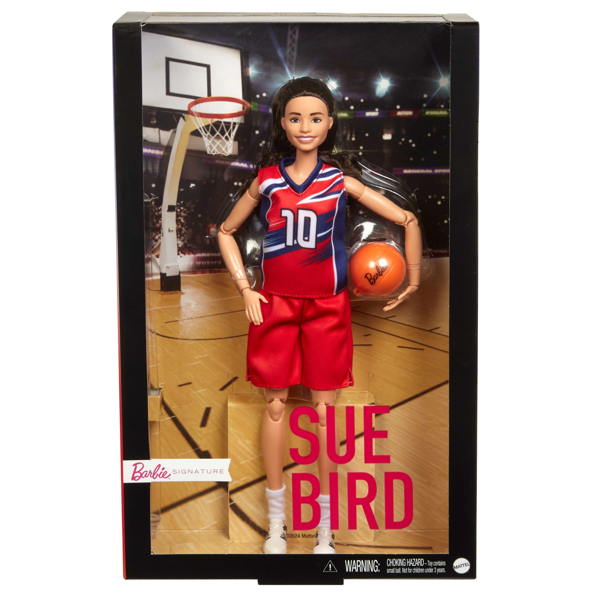 Barbie Signature Doll. Sue Bird With Uniform & Basketball Accessory - Image 6