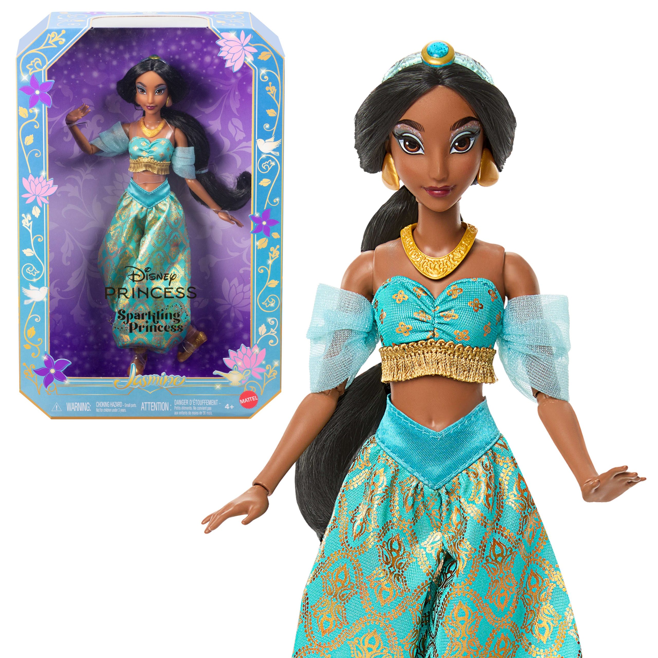 Disney Princesses Étincelantes Poupée Jasmine
