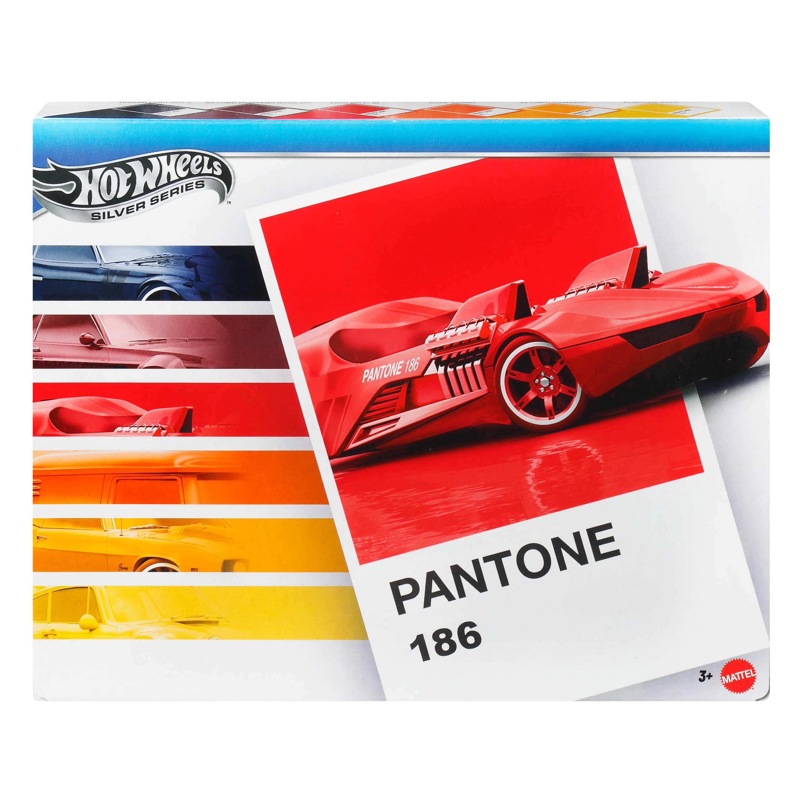 Hot Wheels Pantone Multipack Of Toy Cars & Van. 1:64 Scale Die-Cast Vehicles - Image 2