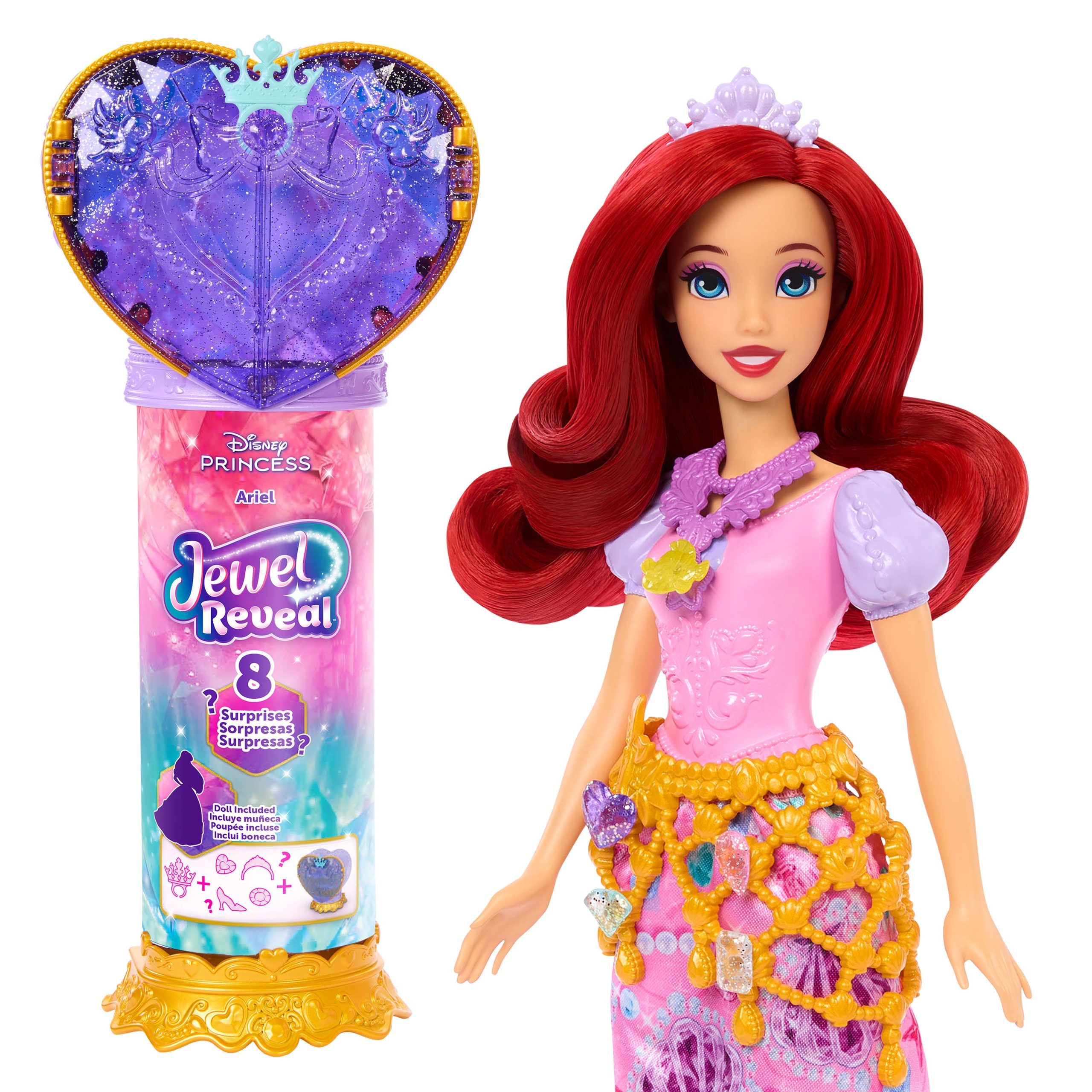 Disney Princess Fashion Dolls Muñeca reveal ariel