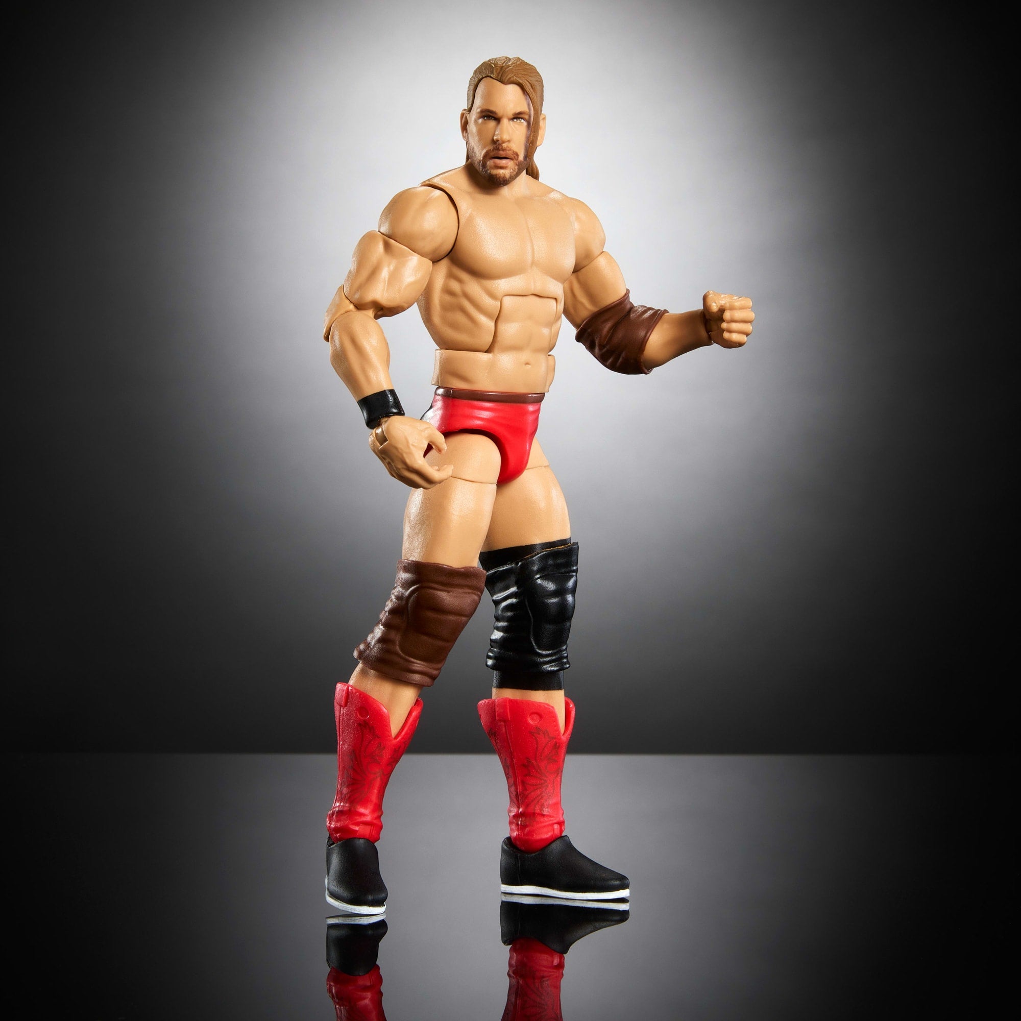WWE Elite Legends Justin Hawk Bradshaw Action Figure - Image 3