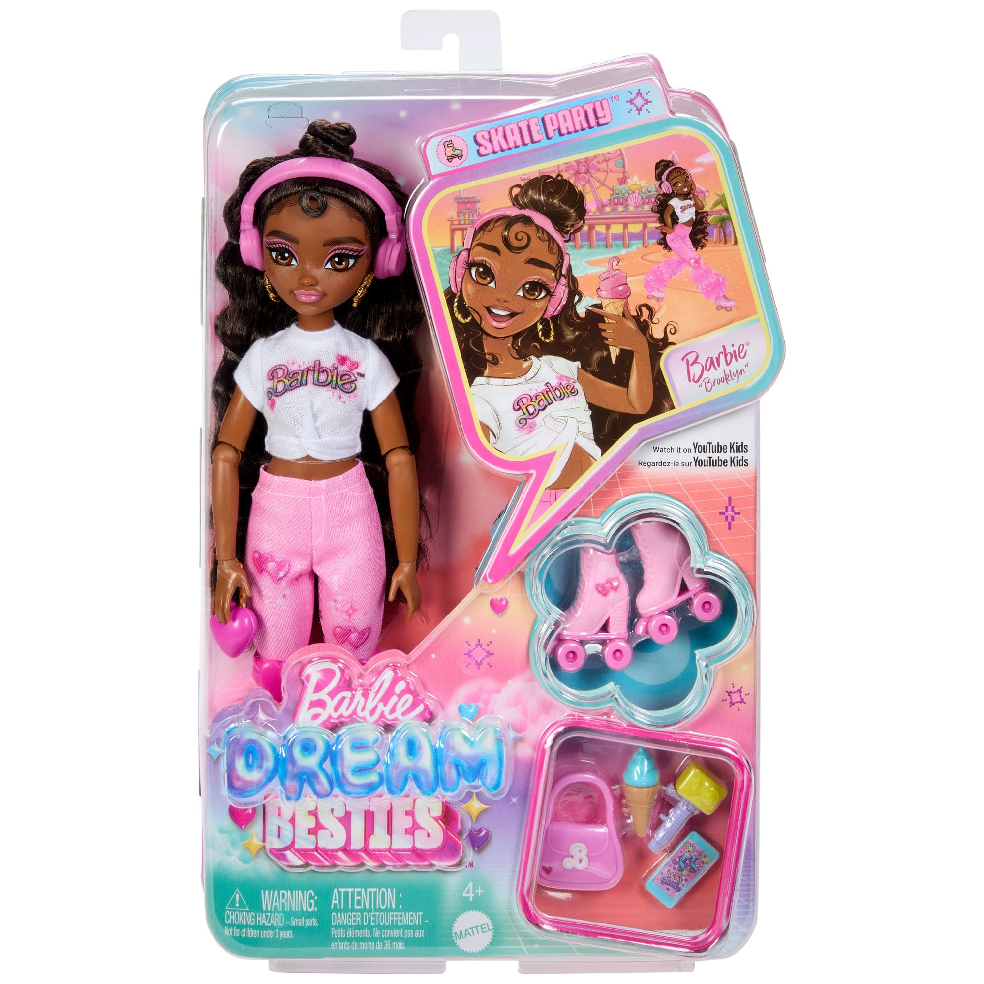 Barbie Équipe de Rêve Poupée Barbie Brooklyn Patins à Roulettes - Image 6