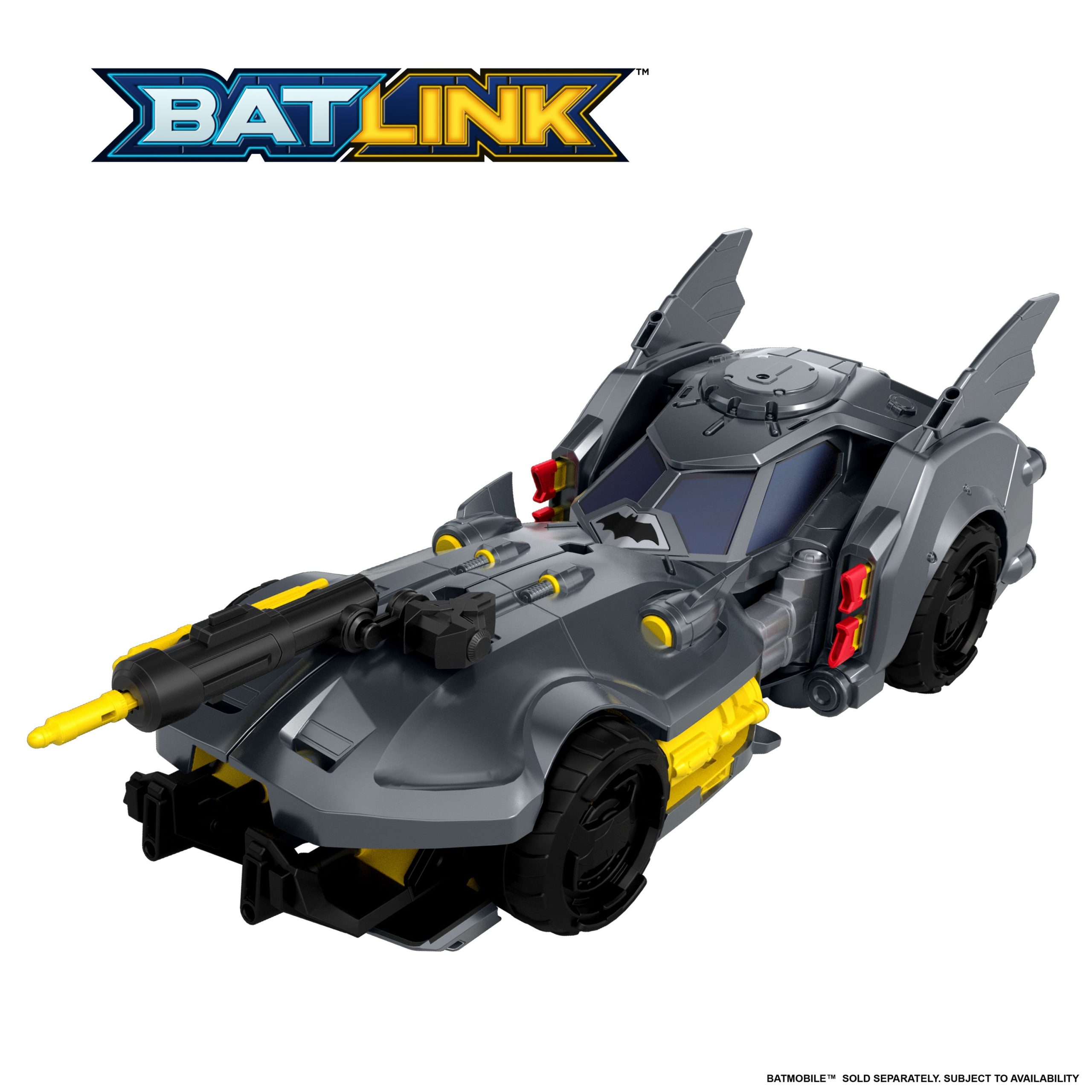 DC Premier Batmobile Vehicle. Batman Signature Crime Fighting Car With Bat-Drone Cannon - Image 5