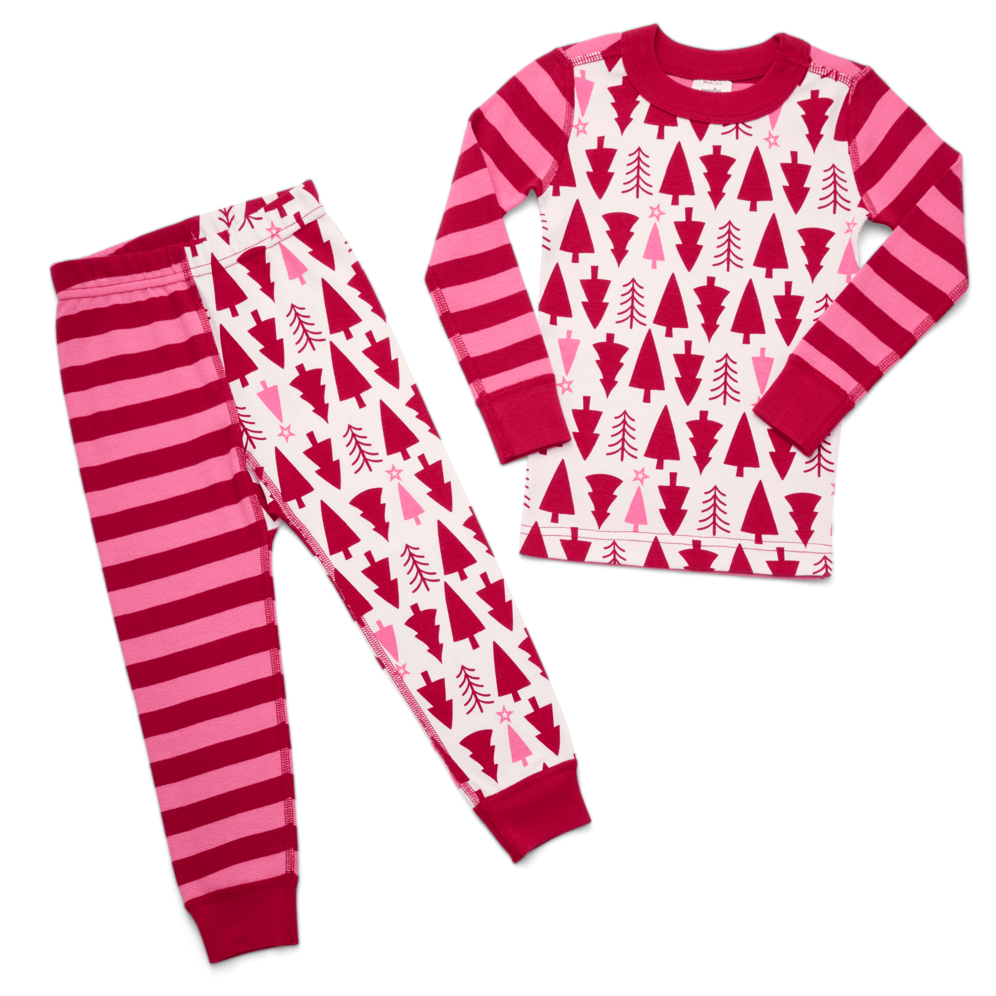 American Girl® x Hanna Andersson Holiday Treetops Pajamas for Little Girls & Girls - Image 2
