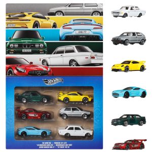 Hot Wheels Set Of 6 Euro Style Vehicles