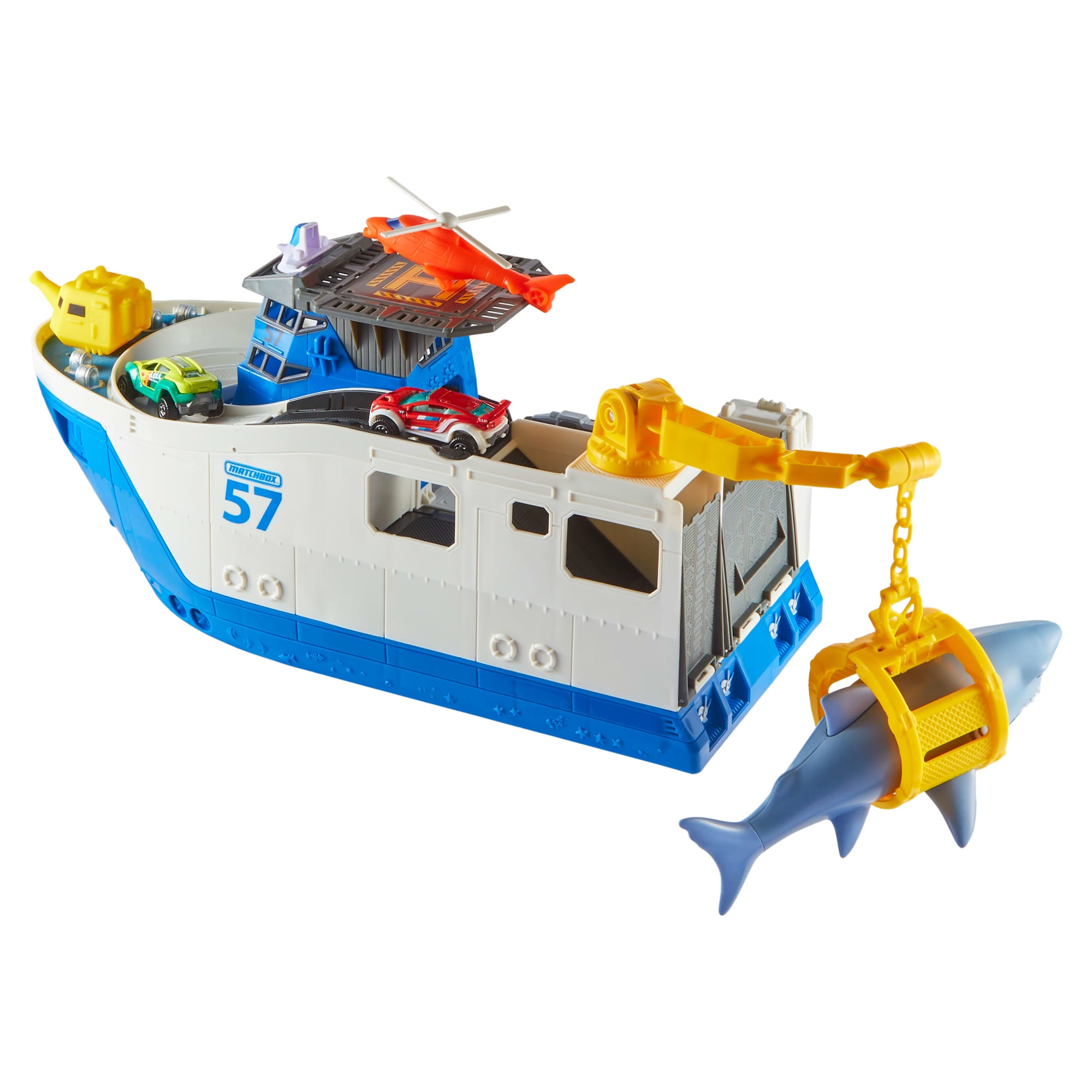 Matchbox Marine Rescue Shark Ship - Image 3
