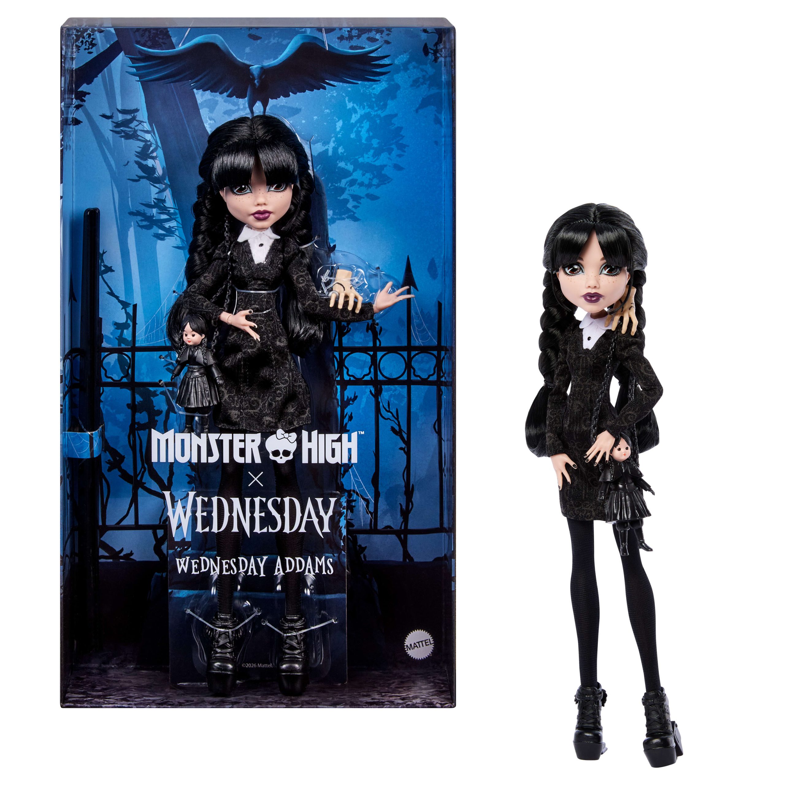 Monster High Skullector Muñeca de Colección Wednesday Merlina Addams - Image 7