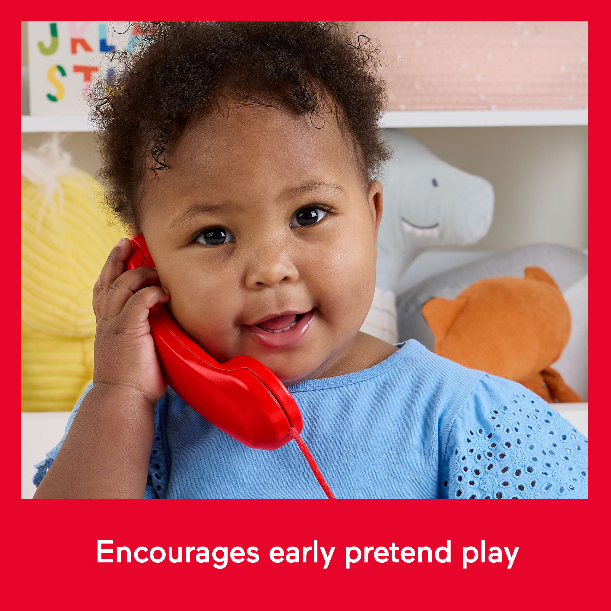 Fisher-Price Red Chatter Telephone Baby & Toddler Pull Toy. Mattel 80Th Anniversary Edition - Image 4