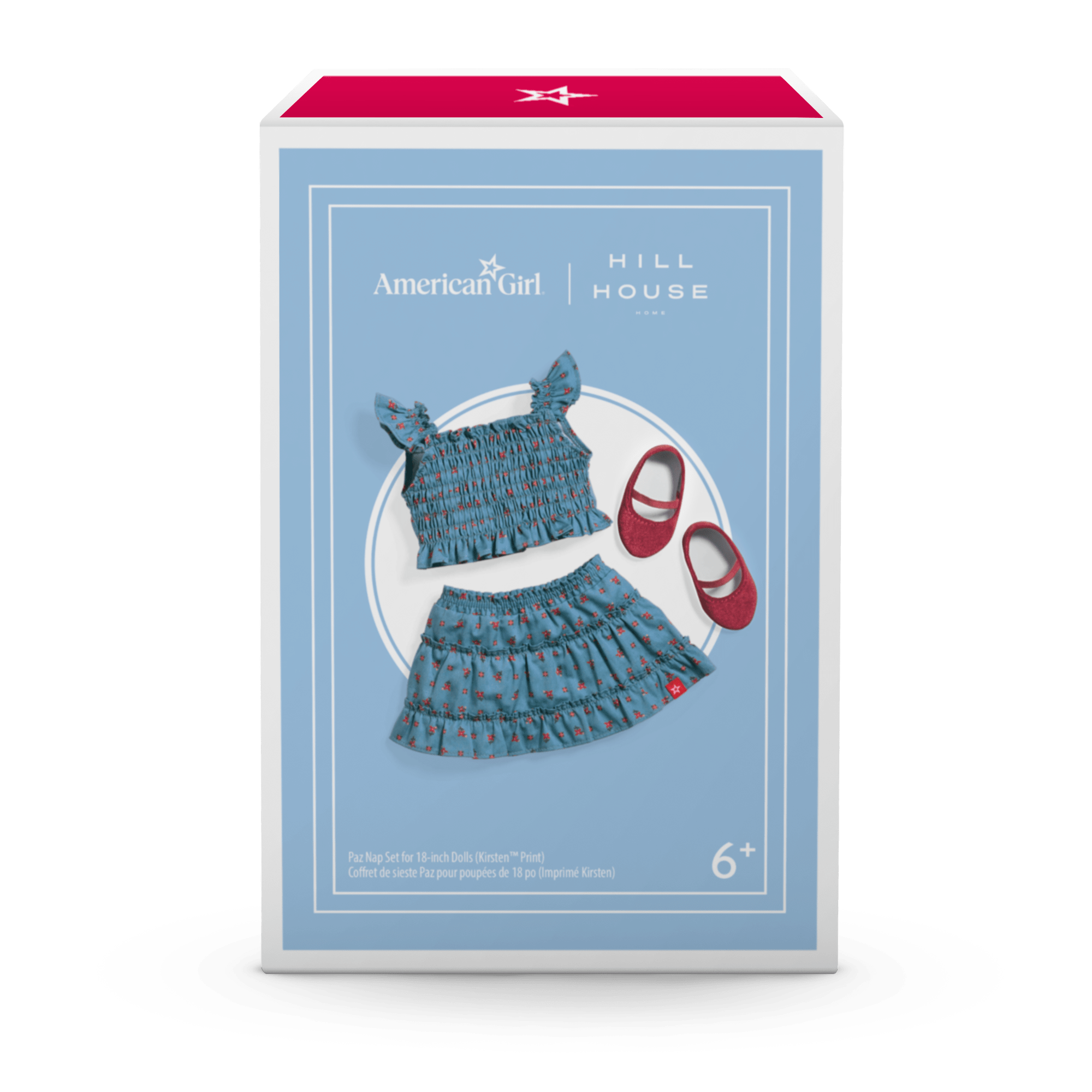 American Girl® x Hill House Home Paz Nap Set for 18-inch Dolls (Kirsten™ Print) - Image 7