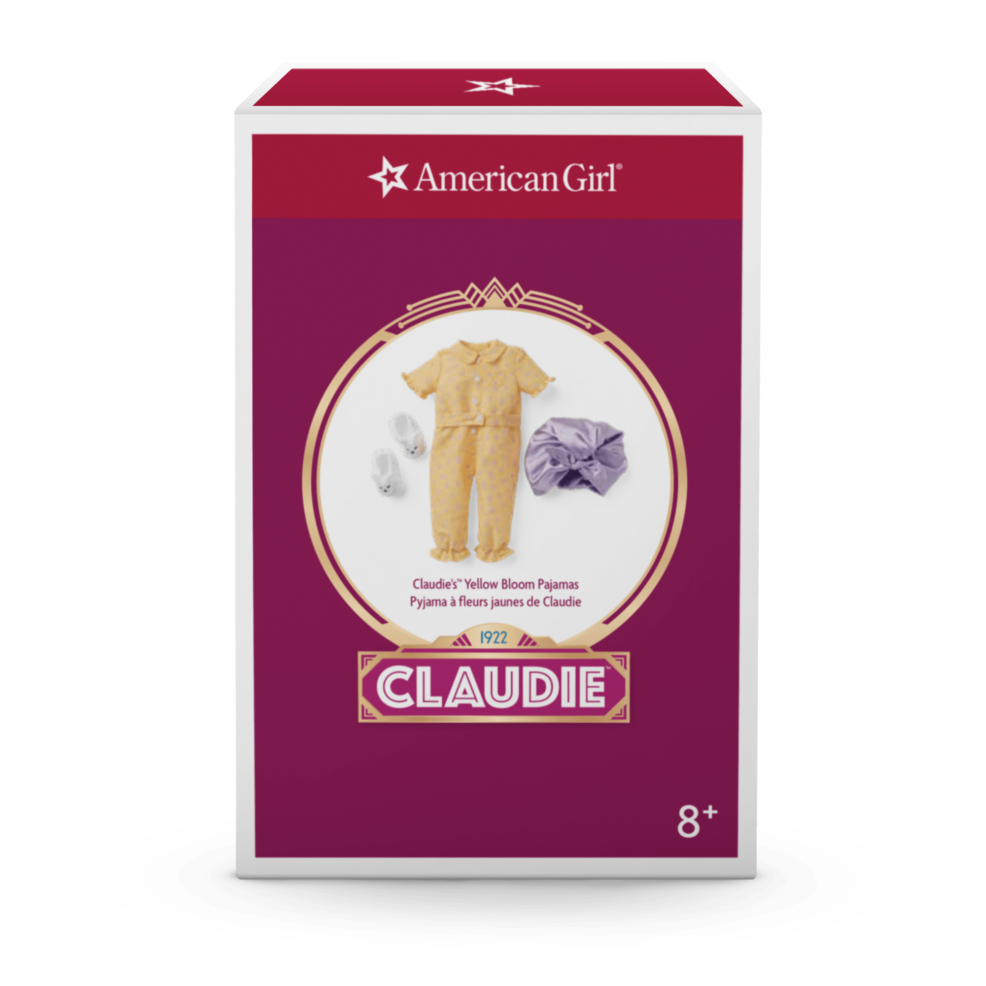 Claudie's™ Yellow Bloom Pajamas for 18-inch Dolls (Historical Characters) - Image 7
