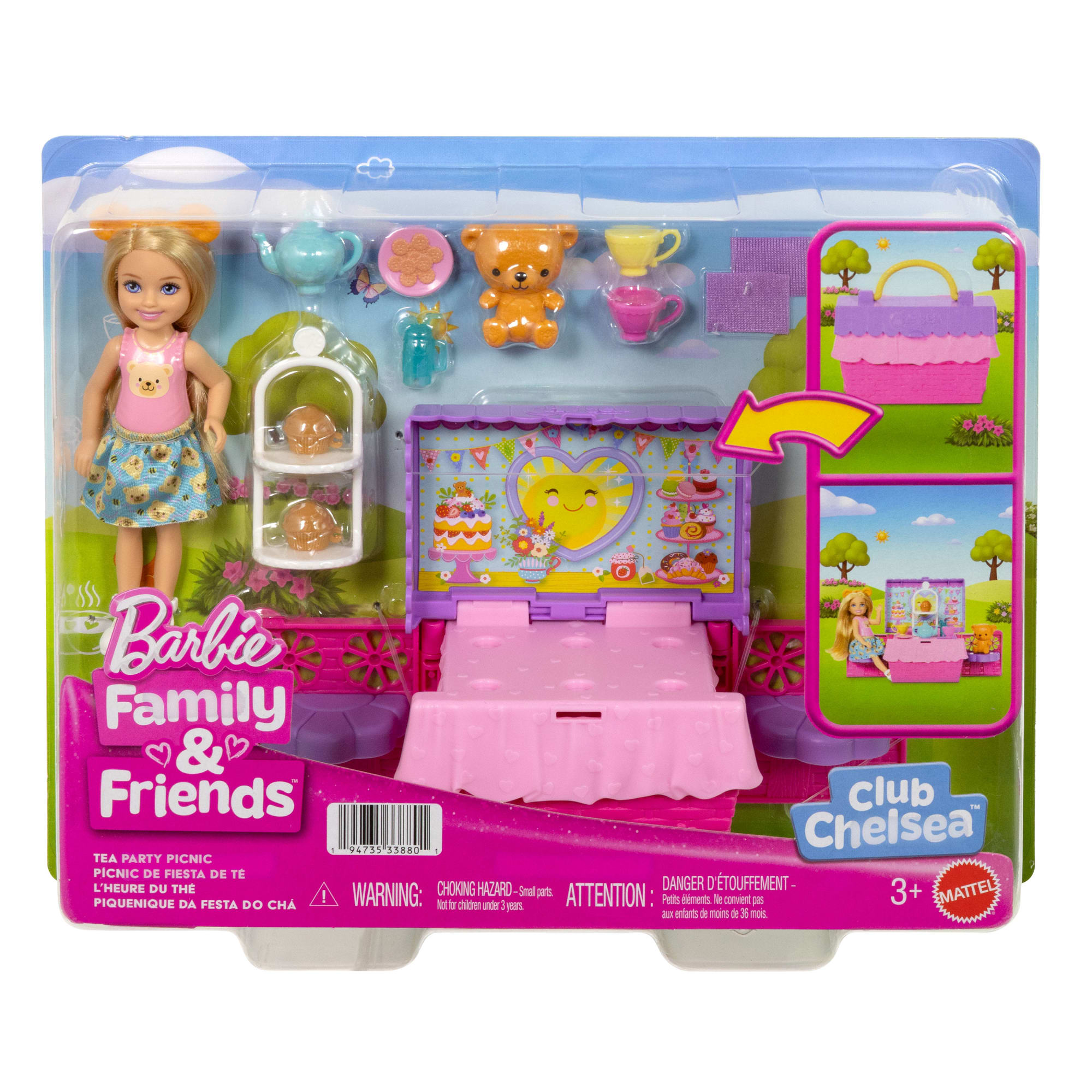 Barbie Famille et Amis-Club Chelsea-Coffret Goûter en Plein Air - Image 6
