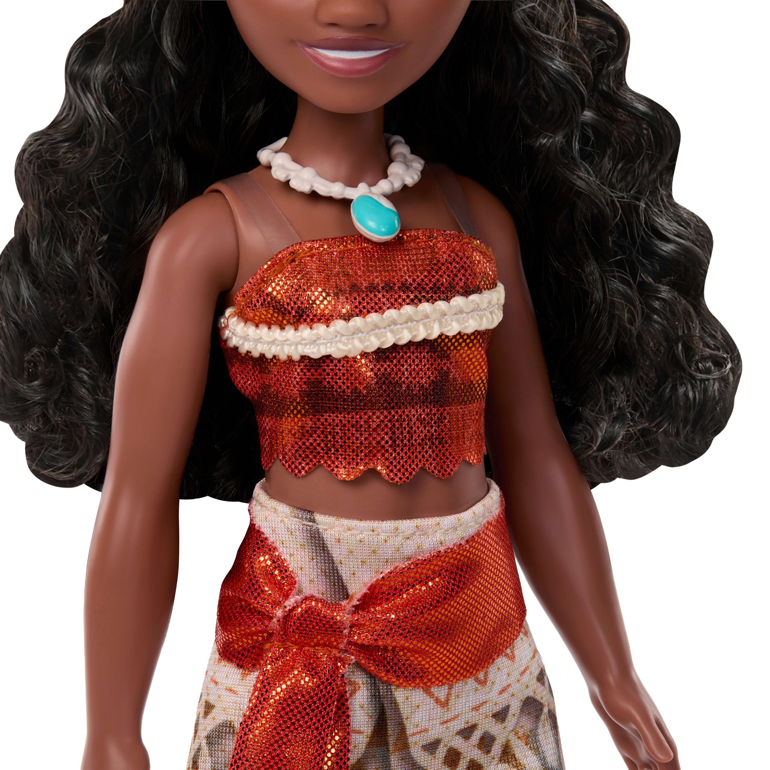 Disney Princess Enchanted Stories Moana Fashion Doll With Sparkling Outfit & Accessories. Posable - Image 4