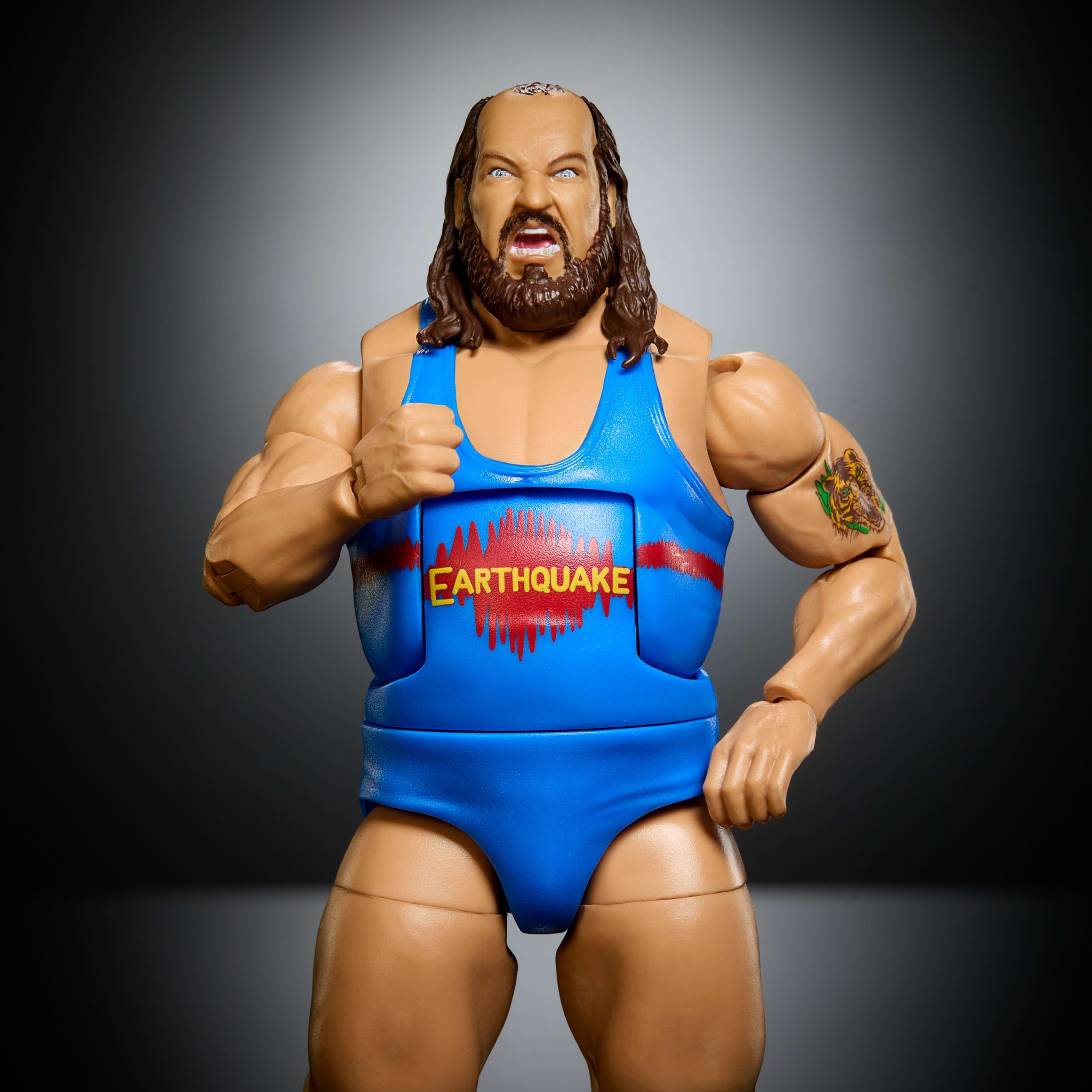 WWE Elite Legends Earthquake Action Figure & Accessories. Series 32 6-Inch Collectible Set - Image 3