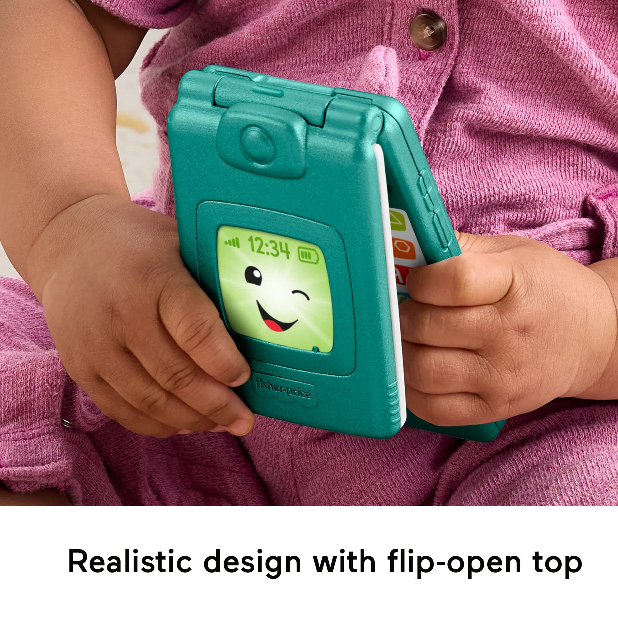 Fisher-Price Laugh & Learn Flip Phone. Baby & Toddler Musical Learning Activity Toy - Image 5