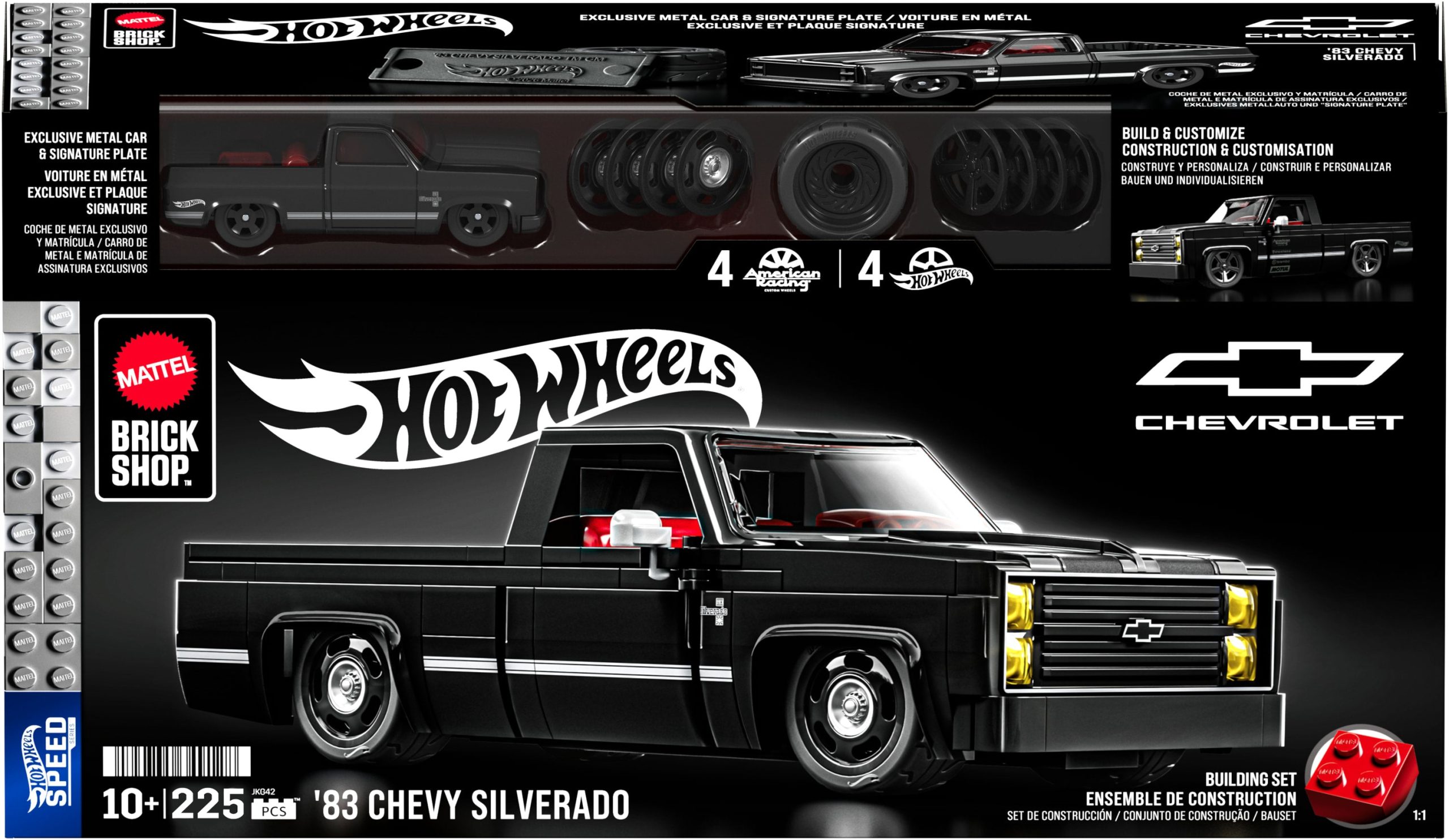 Mattel Brick Shop Hot Wheels '83 Chevy Silverado Building Set - Image 7