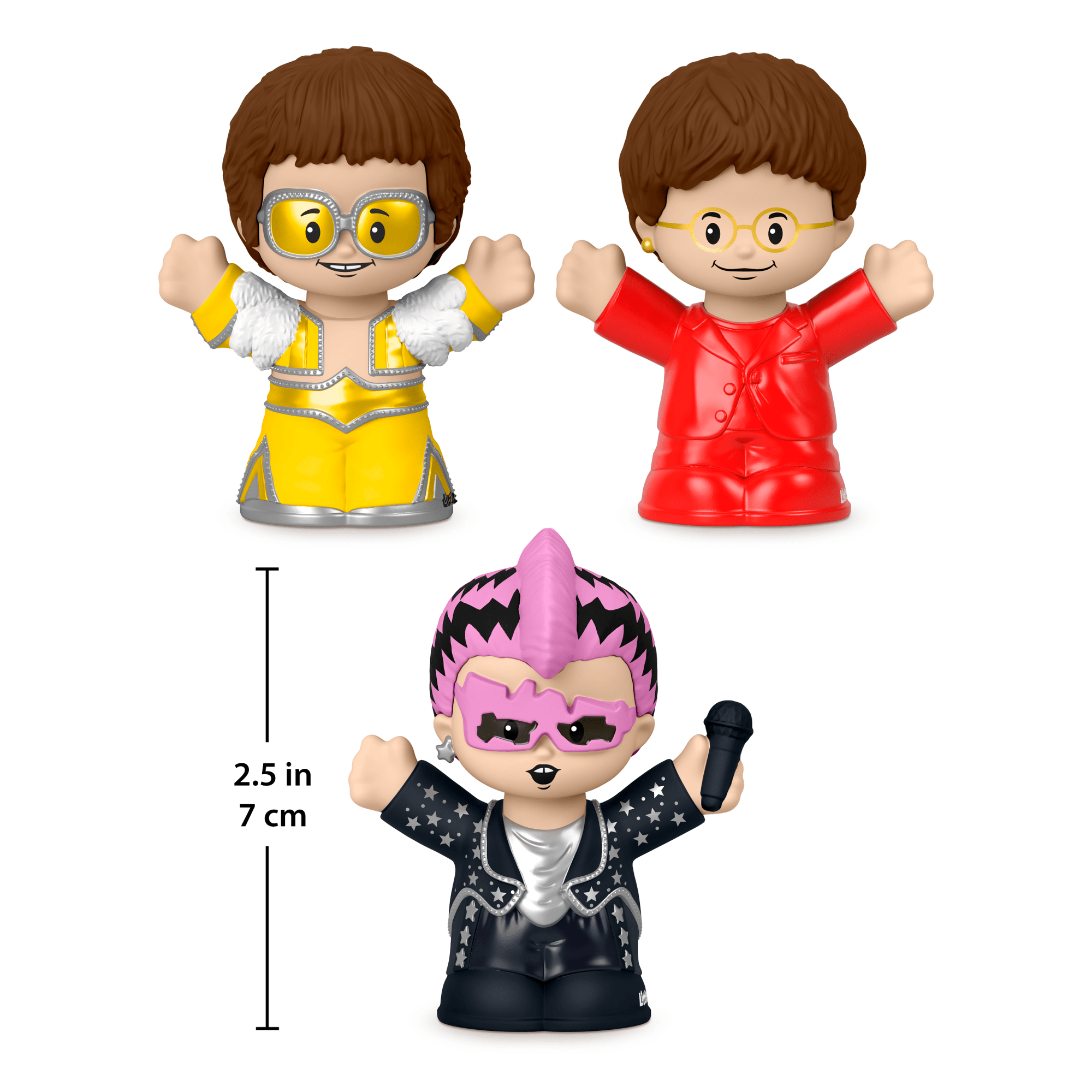 Little People Collector Elton John Special Edition Set For Adults & Fans. 3 Figures - Image 5