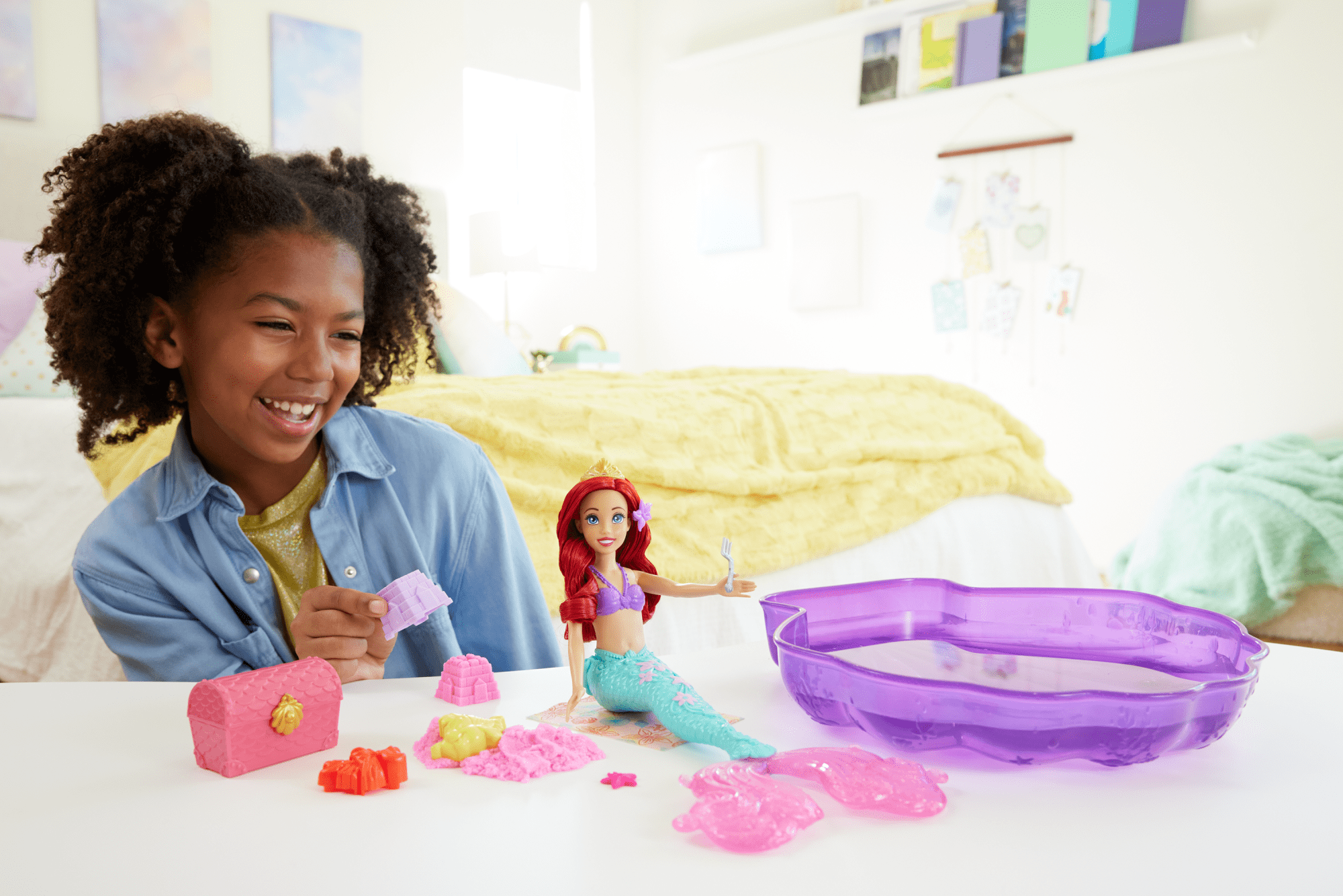 Disney-Ariel à La Plage-Coffret Sable à Modeler Avec Piscine - Image 2